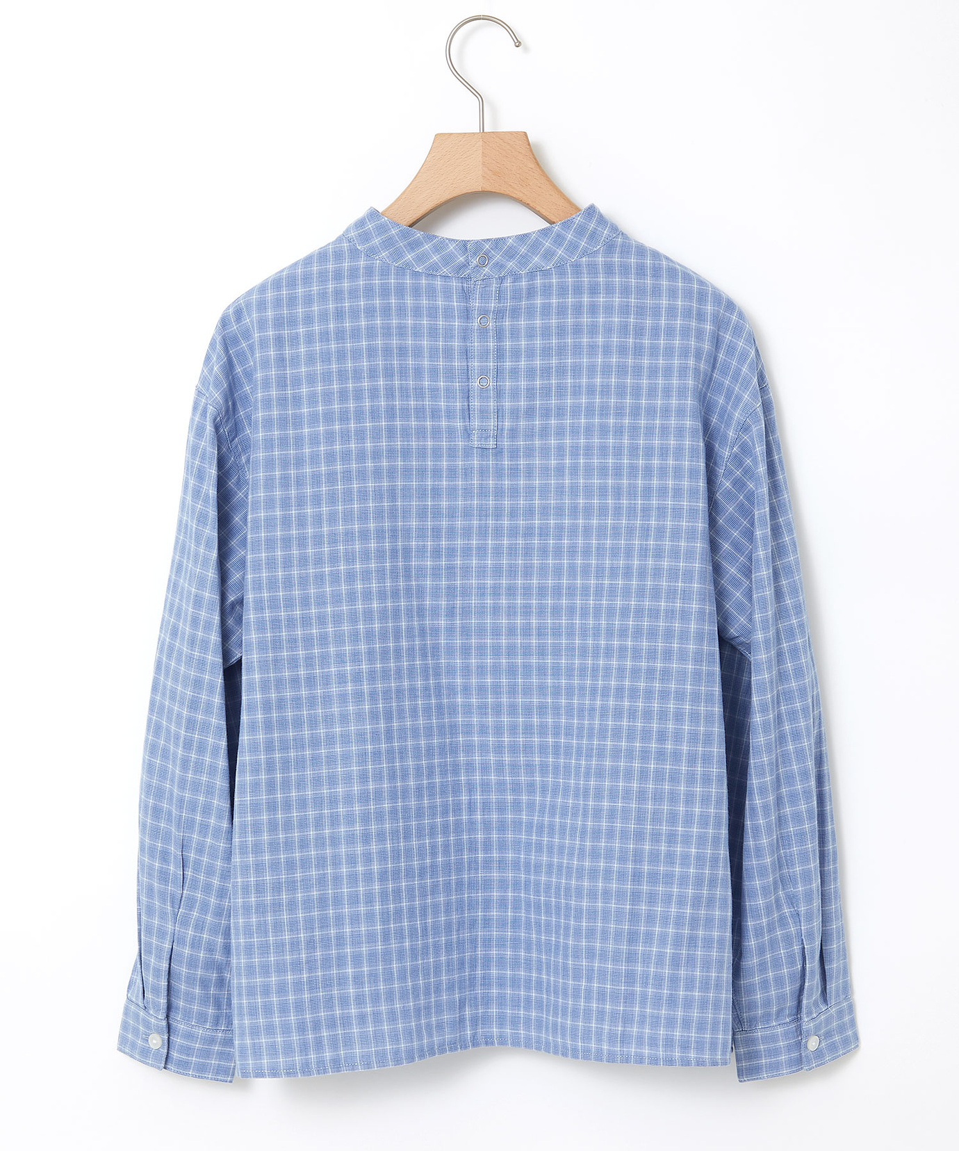 レディース チェック柄 ガーゼ ブラウス通販 [0301-55116