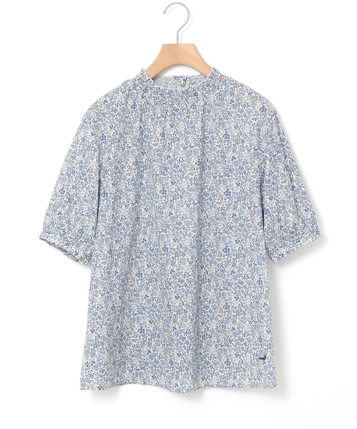 COYSEIO❤︎花柄シャーリングブラウス ライトグリーン 2 COYSEIO❤︎花柄シャーリングブラウス ライトグリーン 2 COYSEIO❤︎花