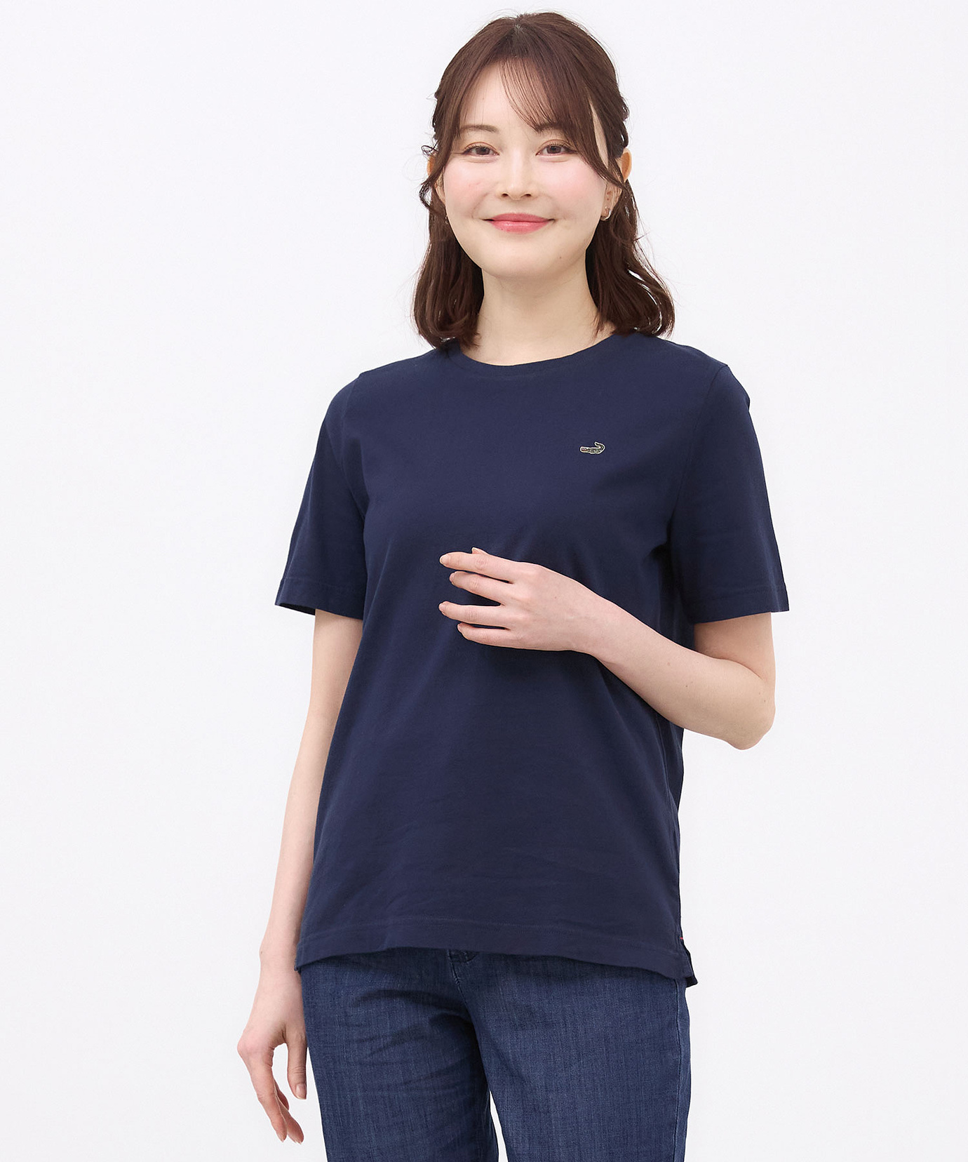 レディース コットン クルーネック Tシャツ通販 [0302-34299