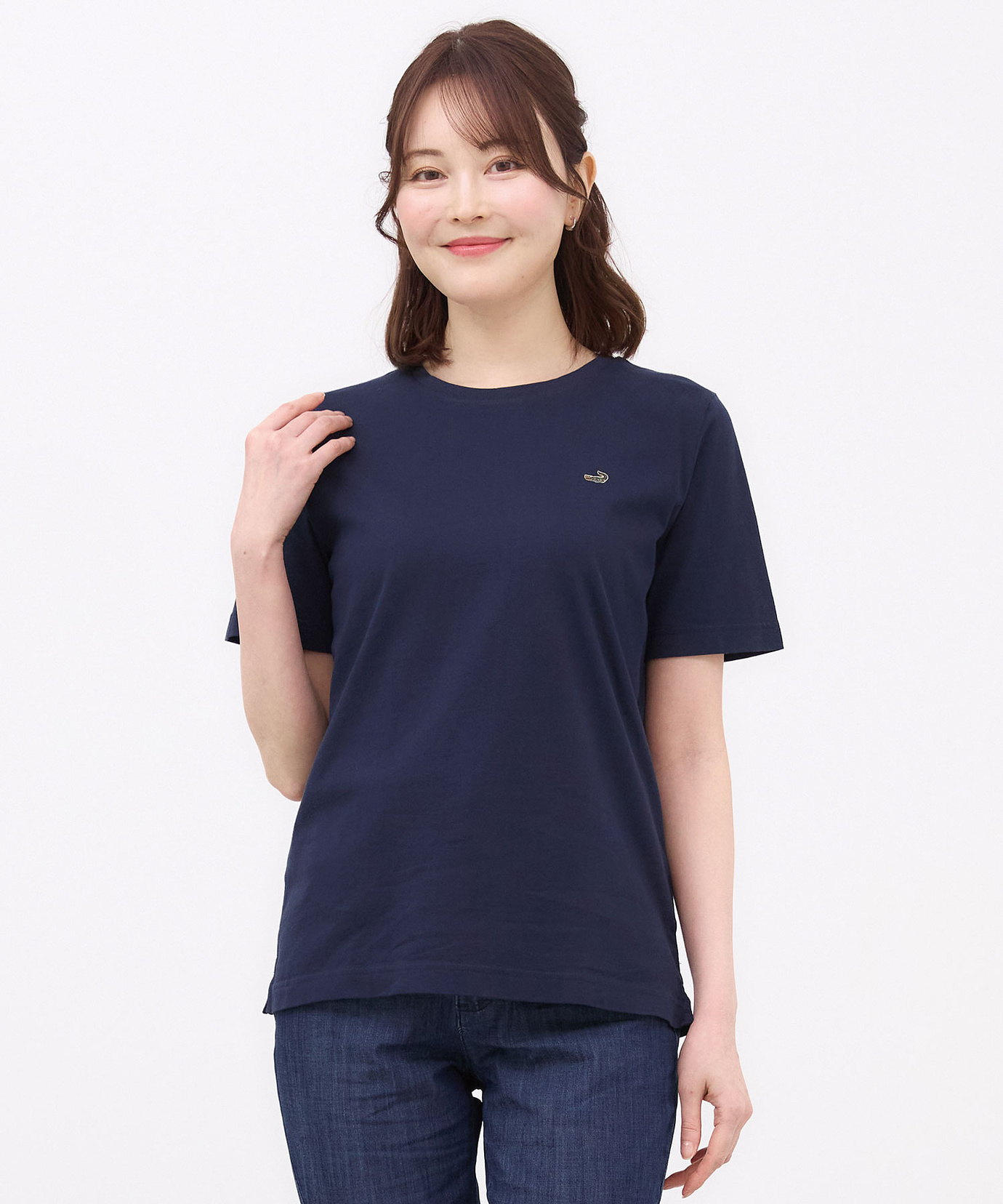 レディース コットン クルーネック Tシャツ通販 [0302-34299