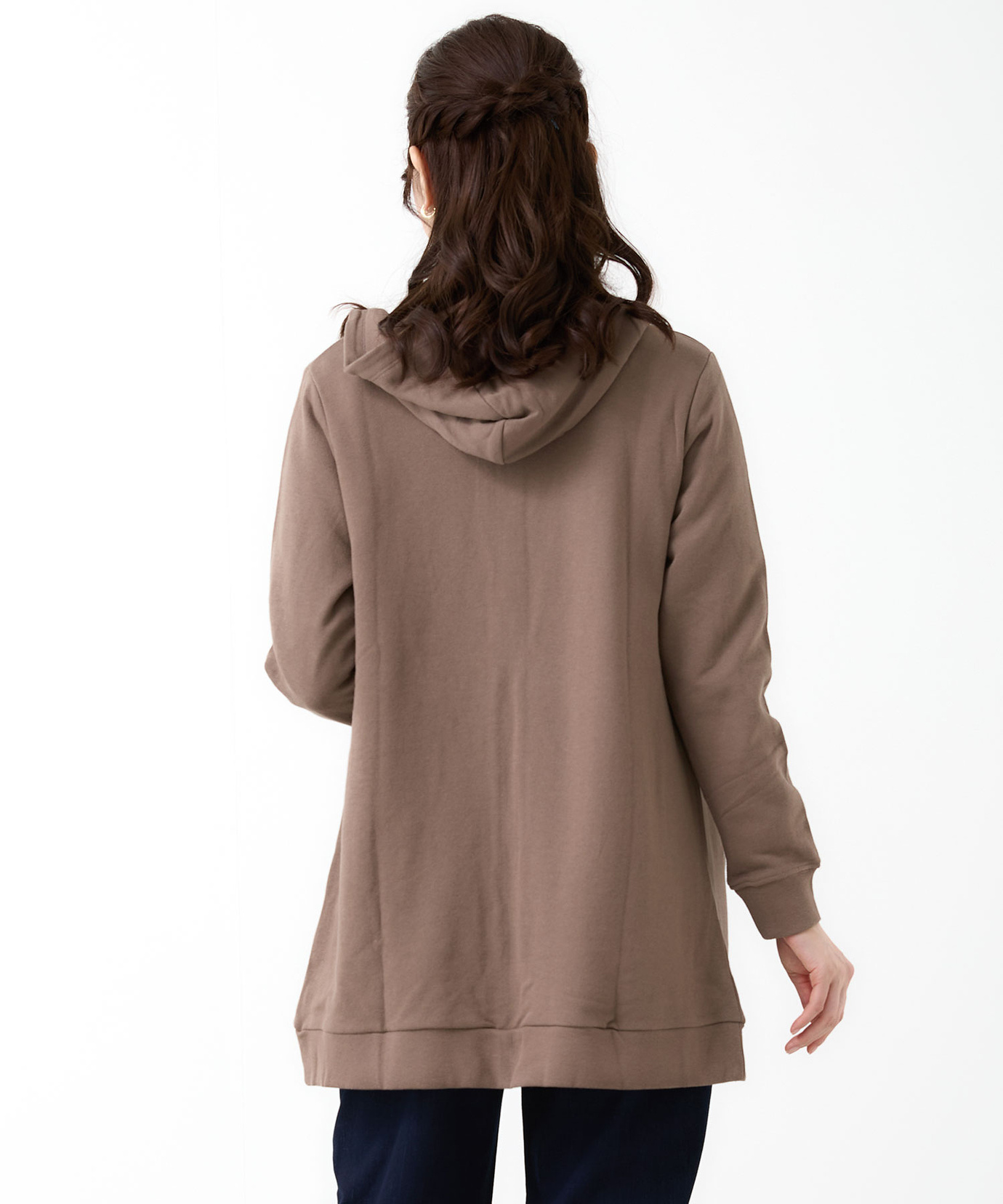 レディース 裏毛 チュニック パーカー【オンラインショップ限定】通販