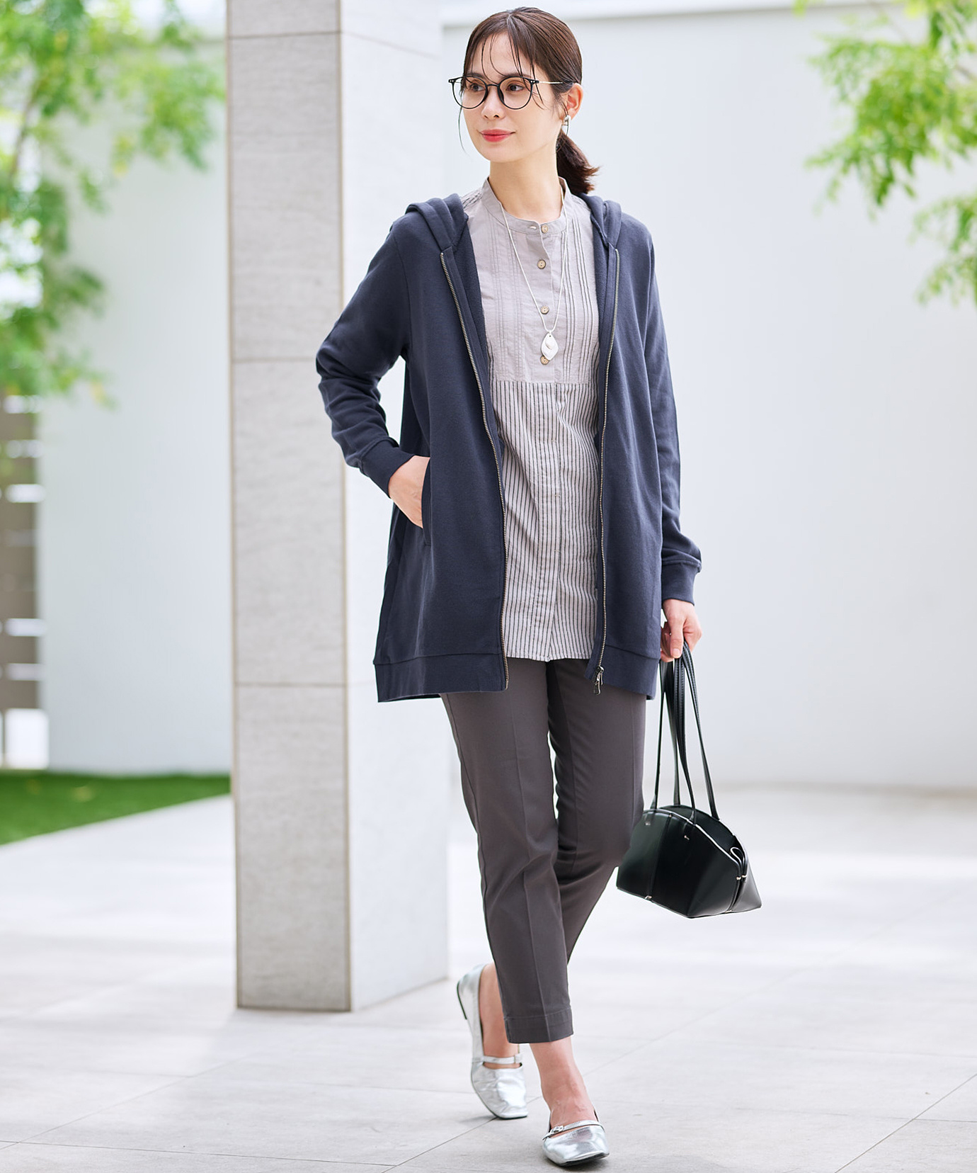 レディース 裏毛 チュニック パーカー【オンラインショップ限定】通販