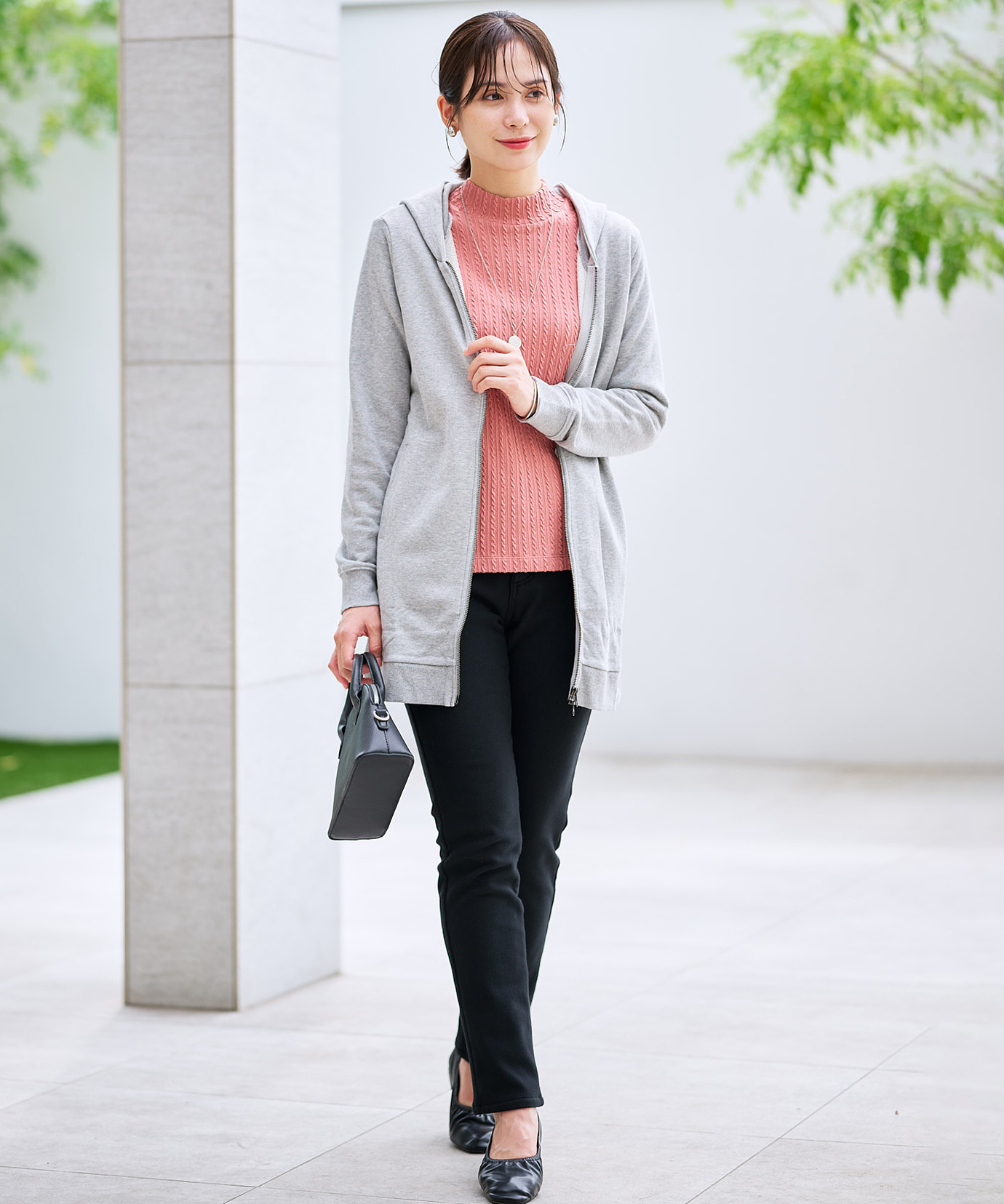 レディース 裏毛 チュニック パーカー【オンラインショップ限定】通販