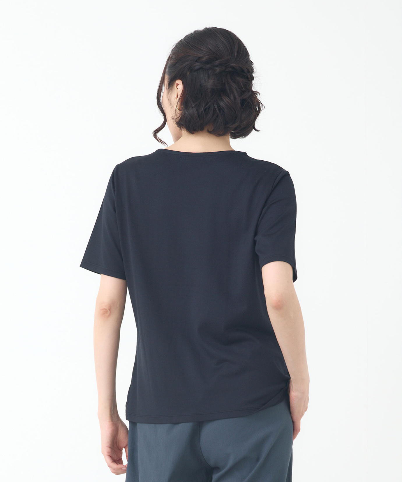 レディース セルロースコットン クルーネック Tシャツ【吸汗速乾】通販