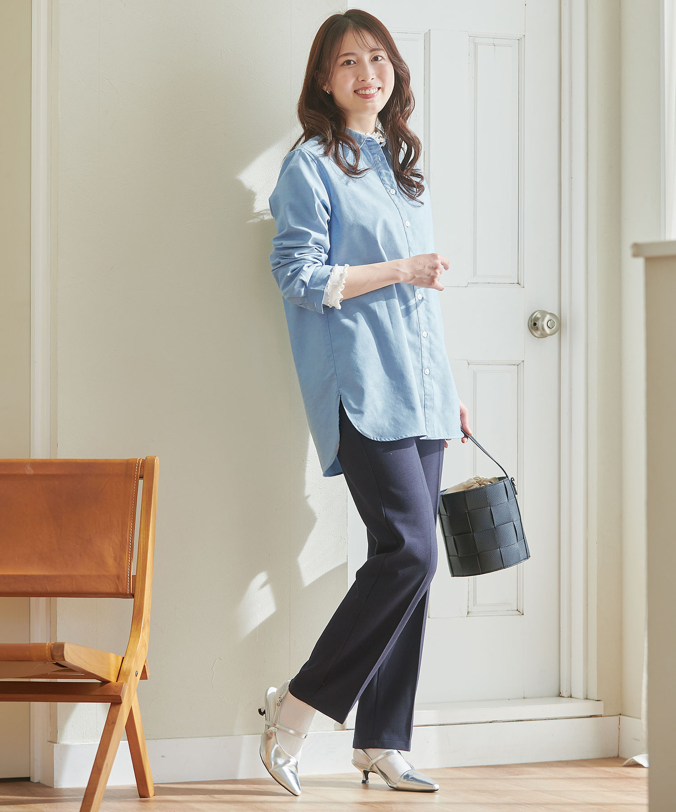 レディース フリル ハイネック カットソー通販 [0302-51204