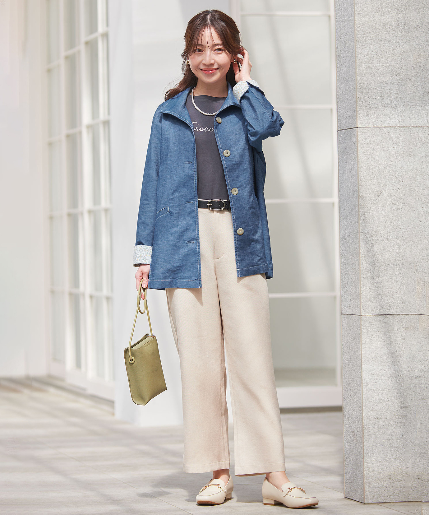 レディース 小花柄 プリント 長袖Tシャツ通販 [0302-51210