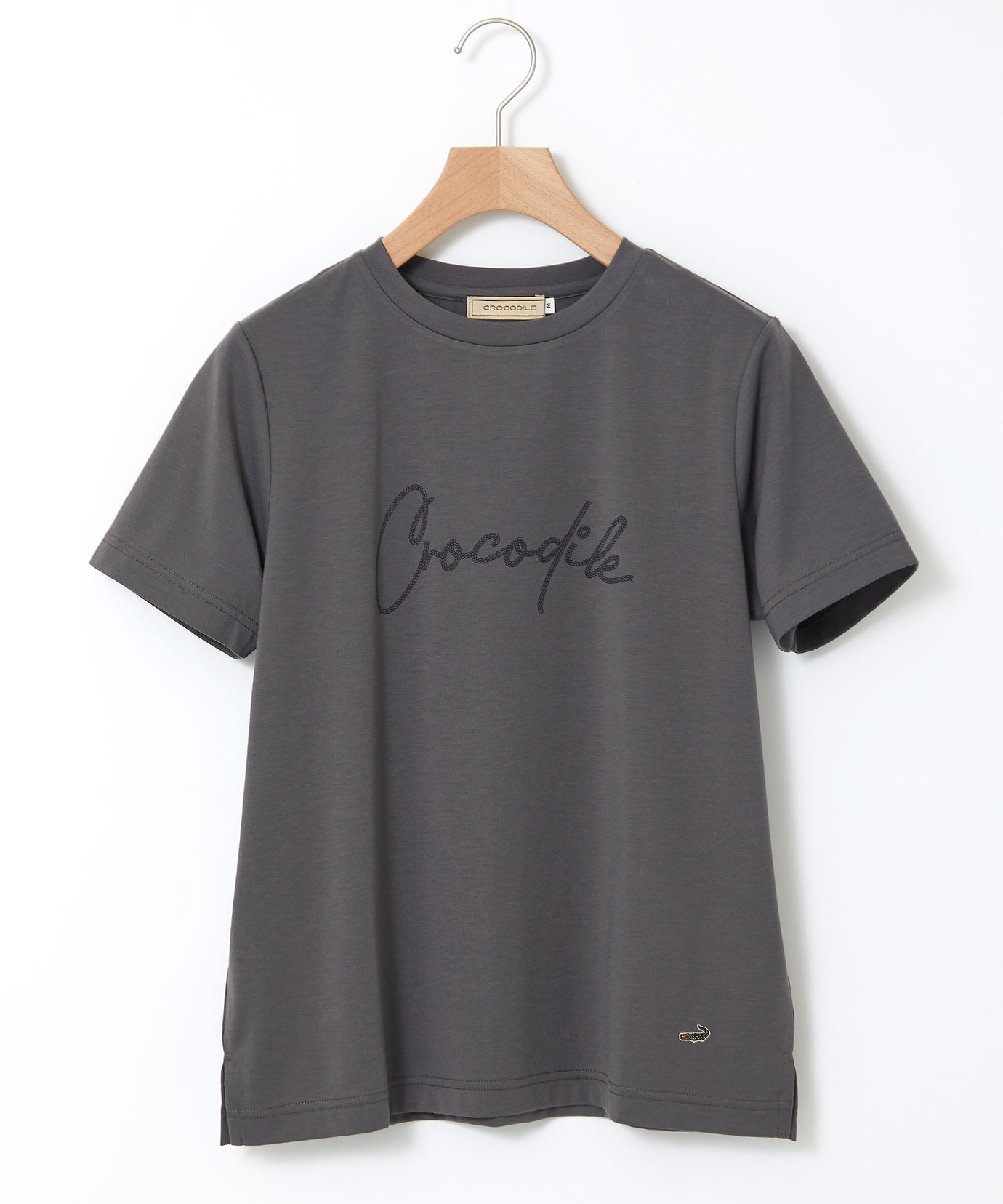 レディース プレーティング天竺 ロゴ Tシャツ通販 [0302-53215