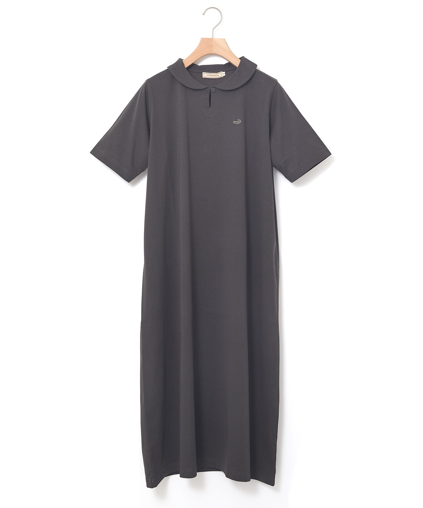 ターコイズ フラメンコワンピース レディース プレーティング天竺 ショールカラー ワンピース通販 [0302