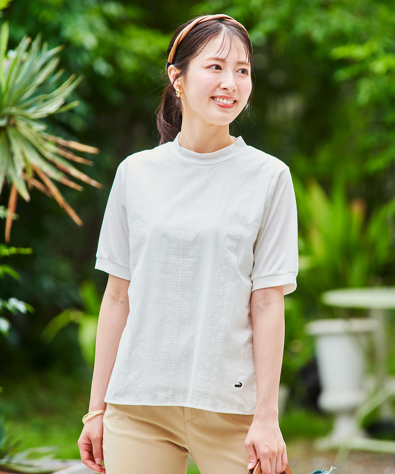 Mal.レレレさんより購入【CLOCHE(クロッシェ)】裾ゴムロゴカットソー Mal.レレレさんより購入【CLOCHE(クロッシェ)】裾ゴムロゴカットソー