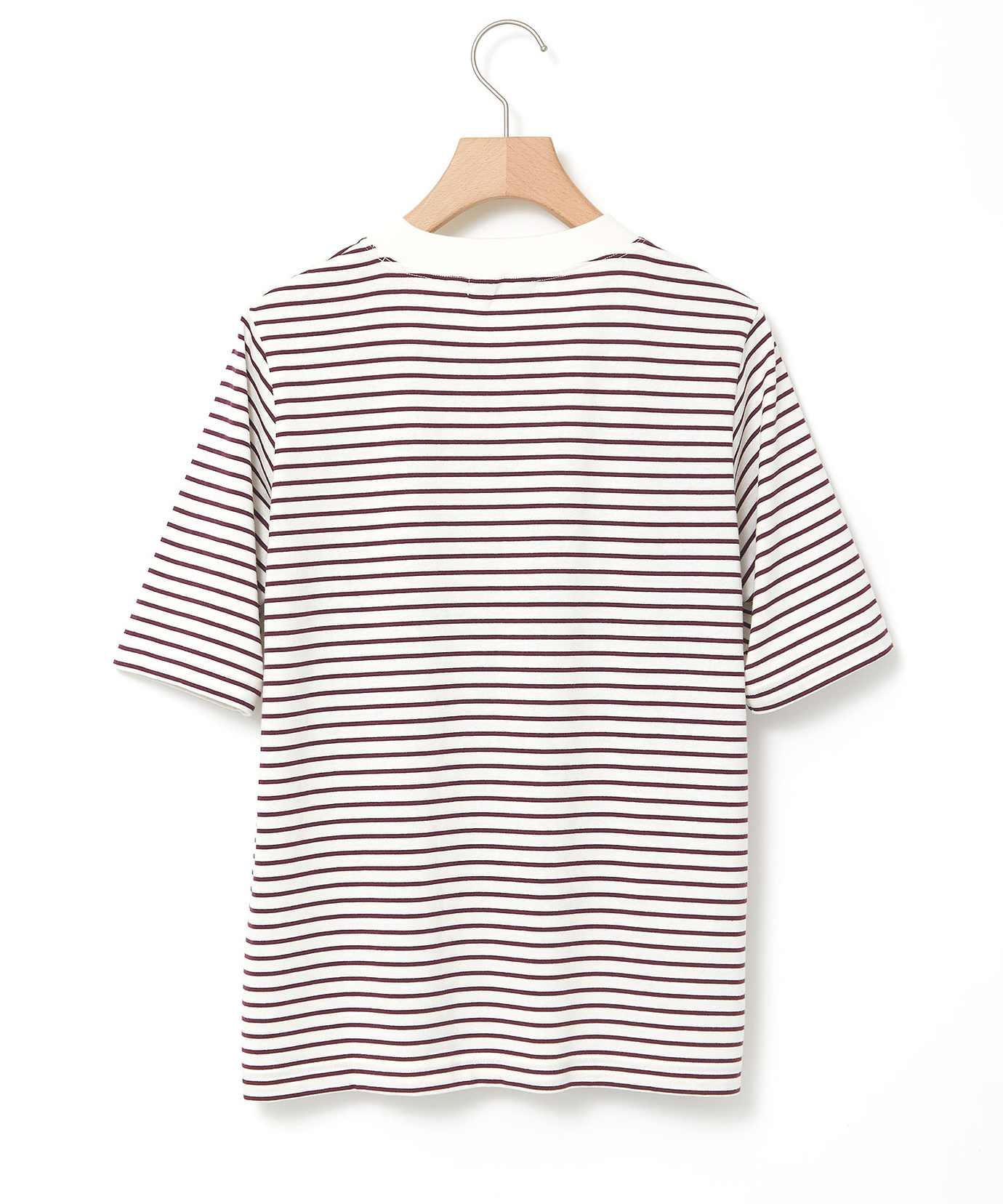 レディース モックネック ボーダー Tシャツ通販 [0302-53222