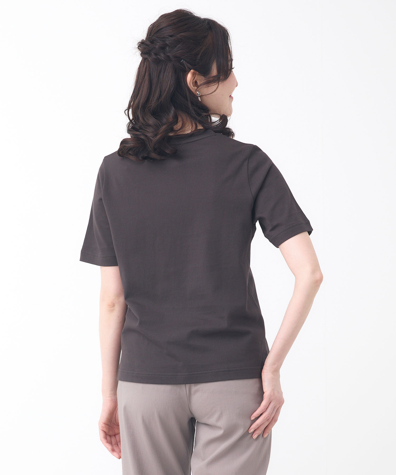 レディース コットン ロゴプリント Tシャツ通販 [0302-54204