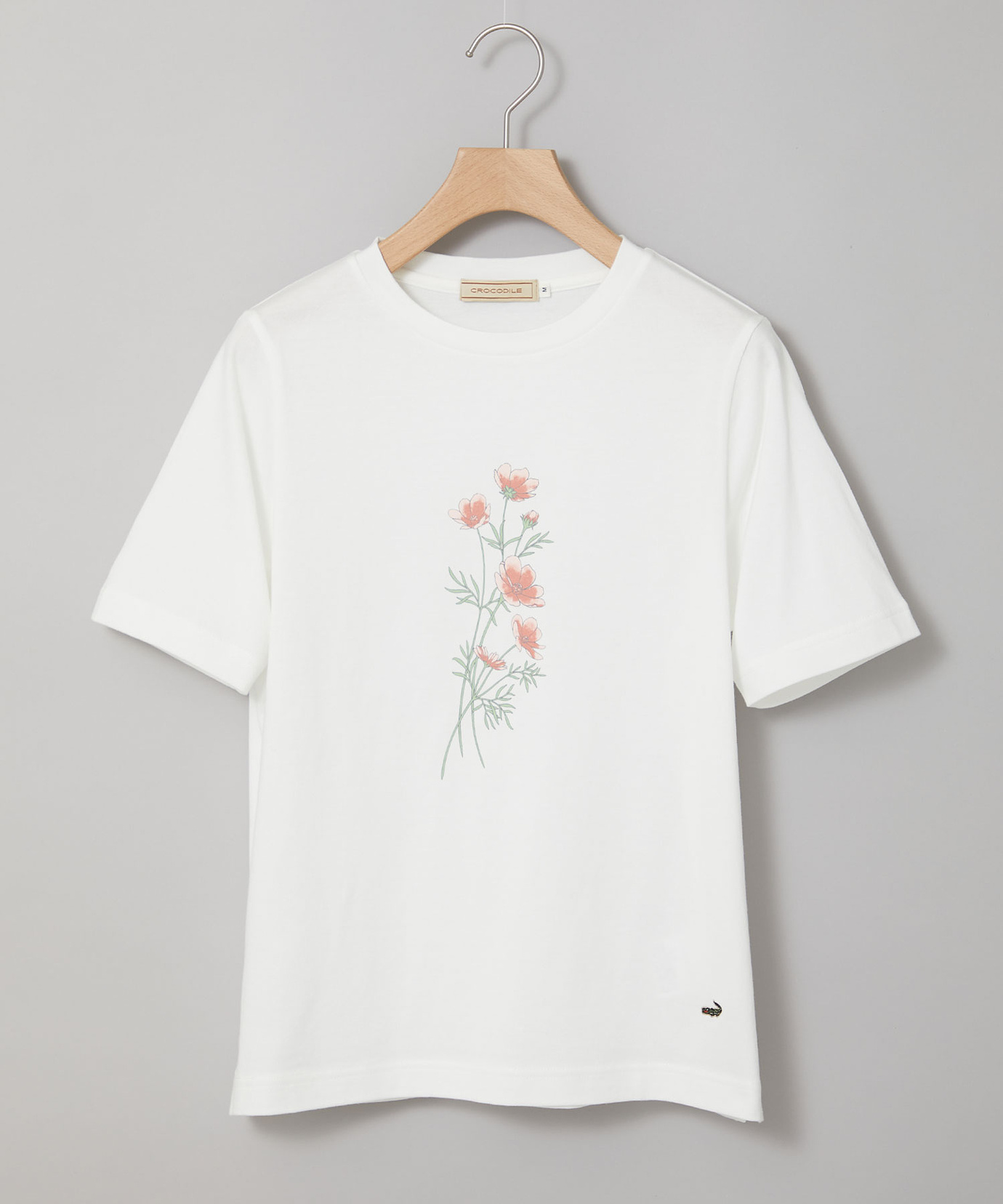 レディース コスモス プリント Tシャツ通販 [0302-55205