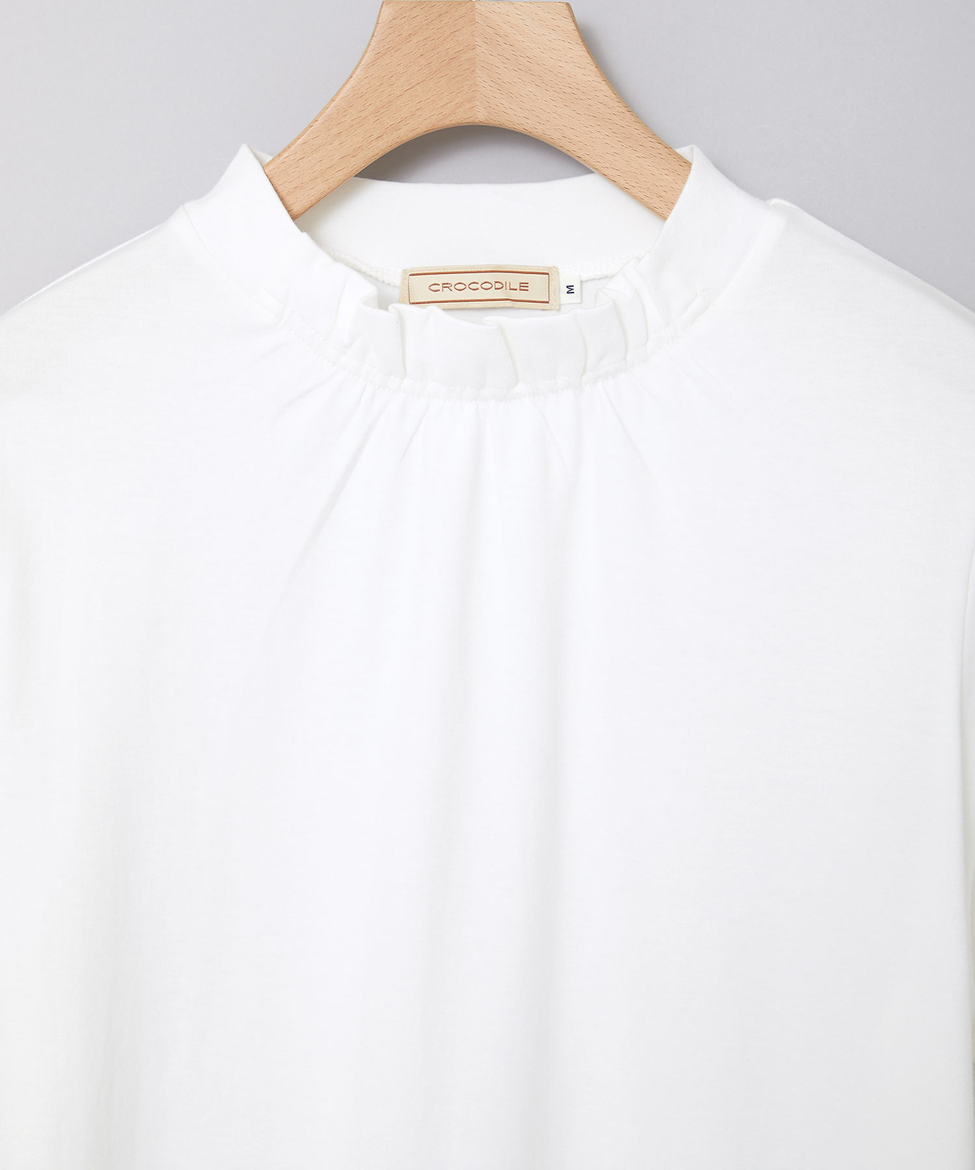 レディース 裾レース ハイネック プルオーバー通販 [0302-55212