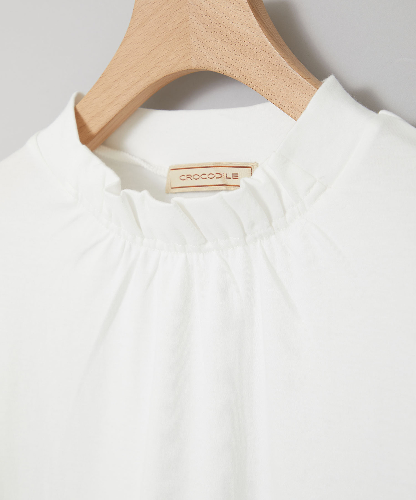 レディース 裾レース ハイネック プルオーバー通販 [0302-55212