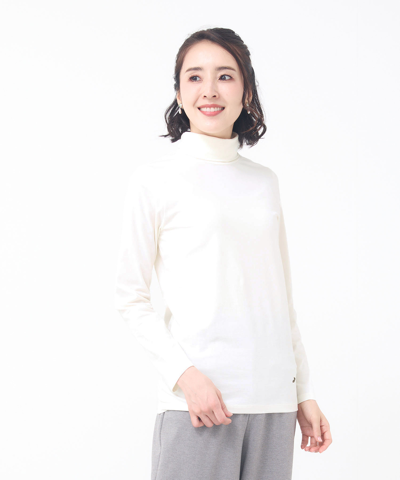 レディース 天竺 タートルネック プルオーバー通販 [0302-55216