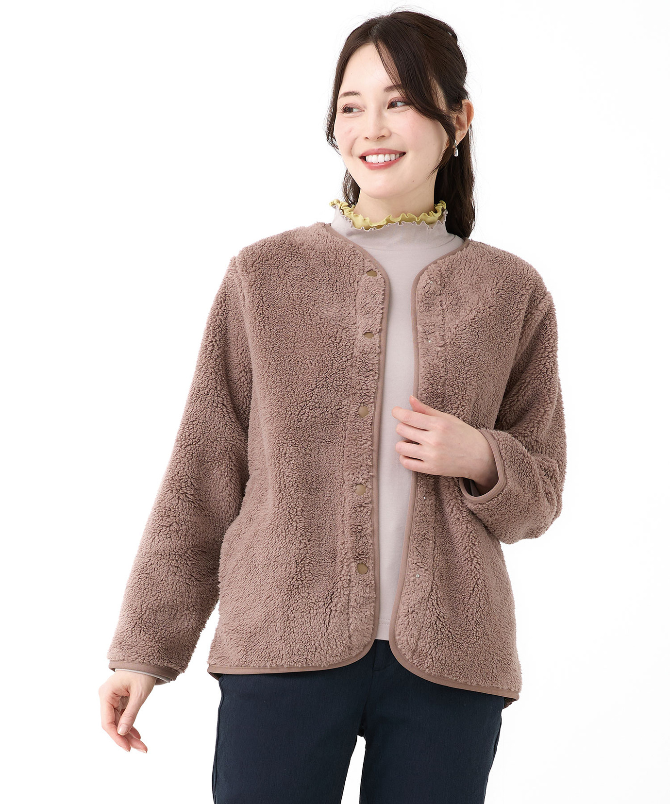 レディース ボア フリースジャケット通販 [0302-55231] - クロコダイル