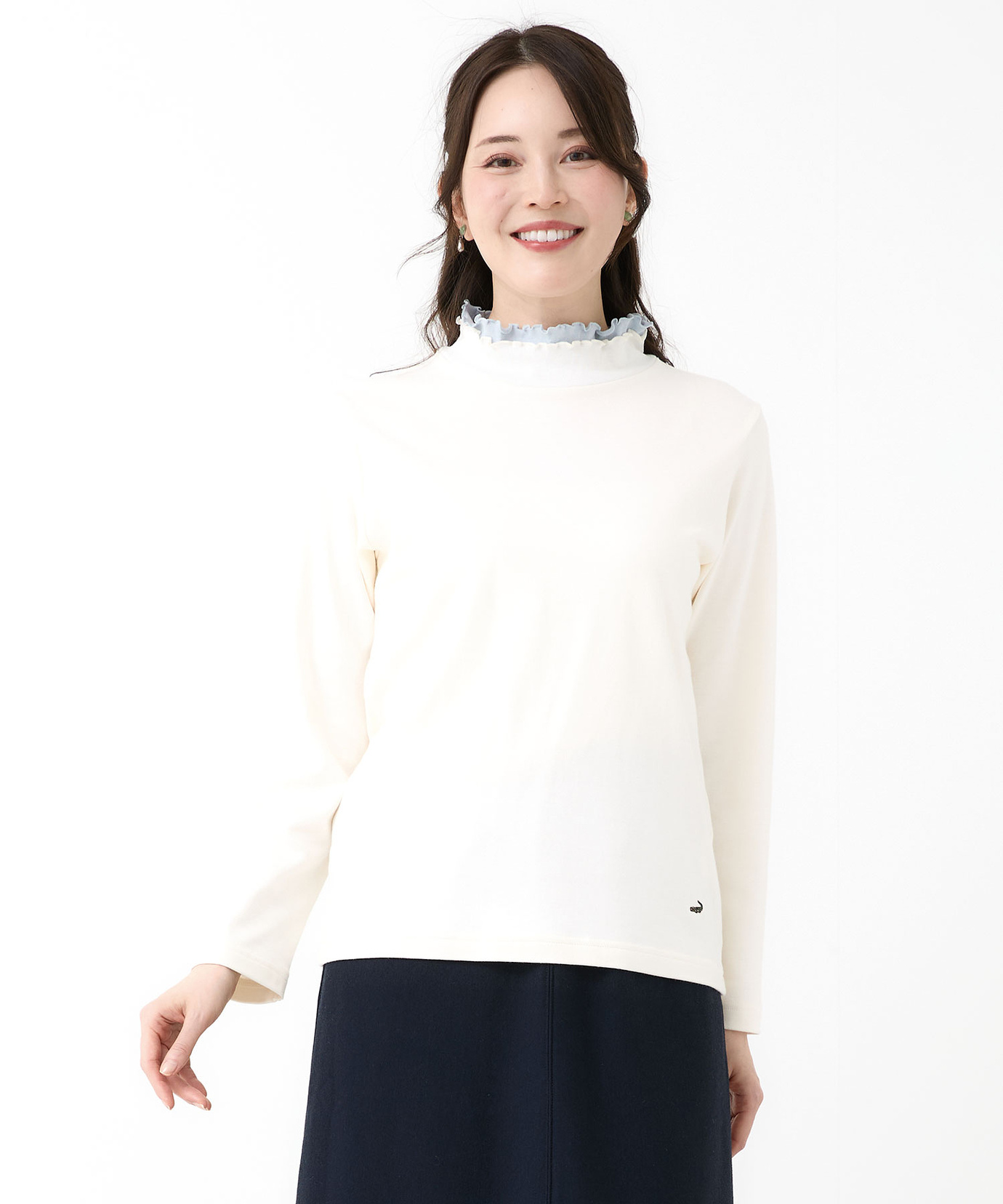 レディース メロー ハイネック カットソー通販 [0302-55233