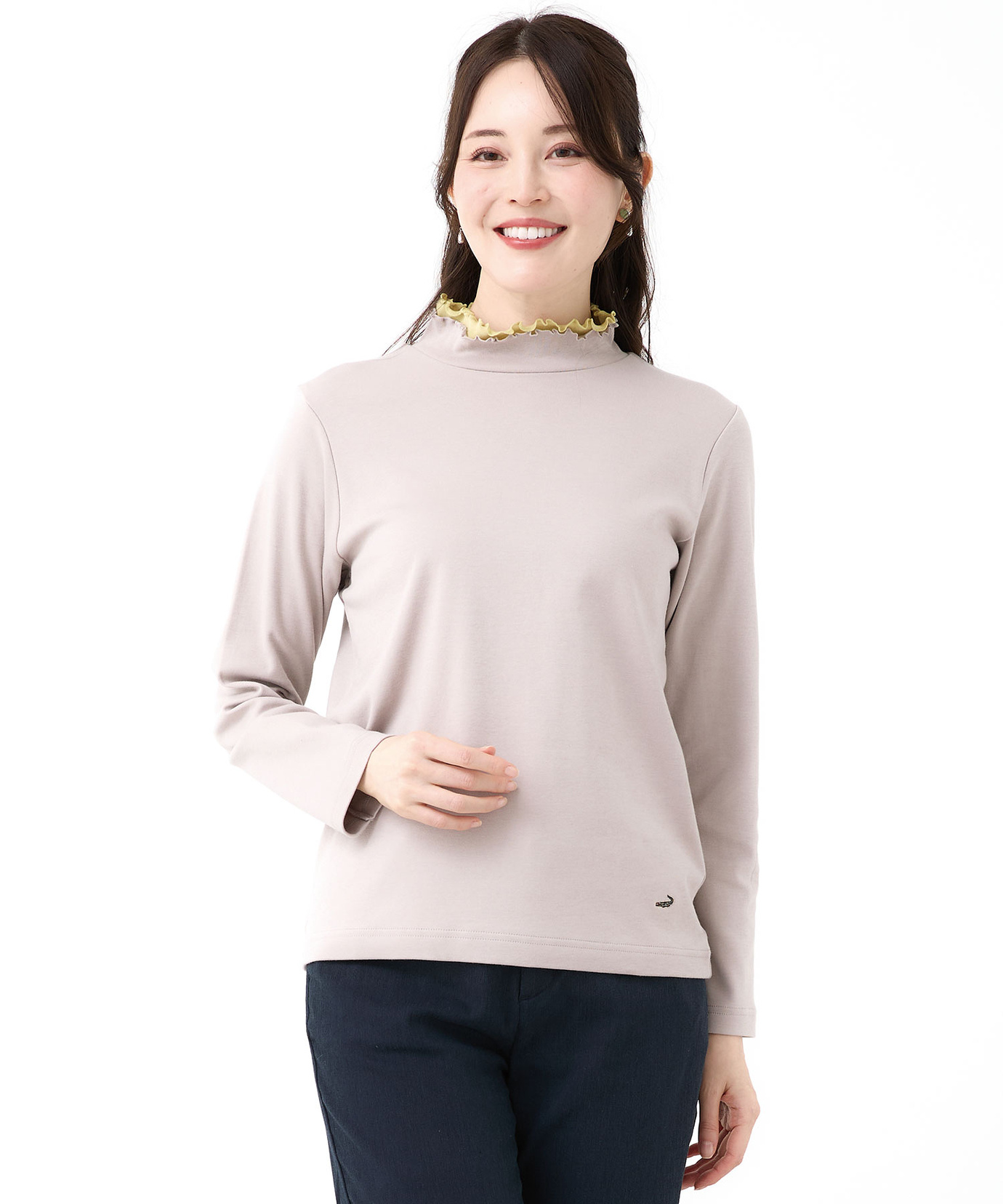 レディース メロー ハイネック カットソー通販 [0302-55233