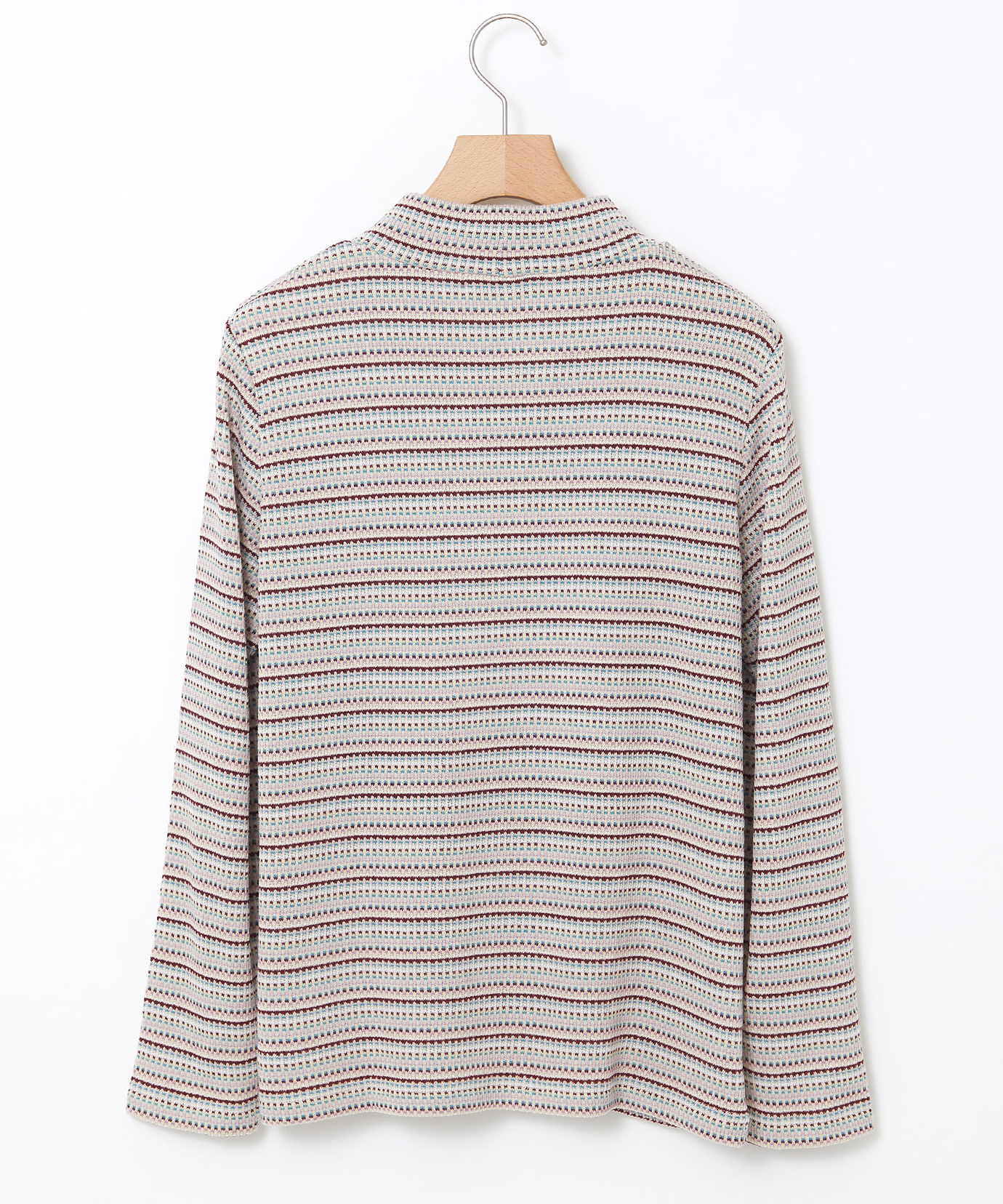 レディース ジャカード ハイネック プルオーバー通販 [0302-55236