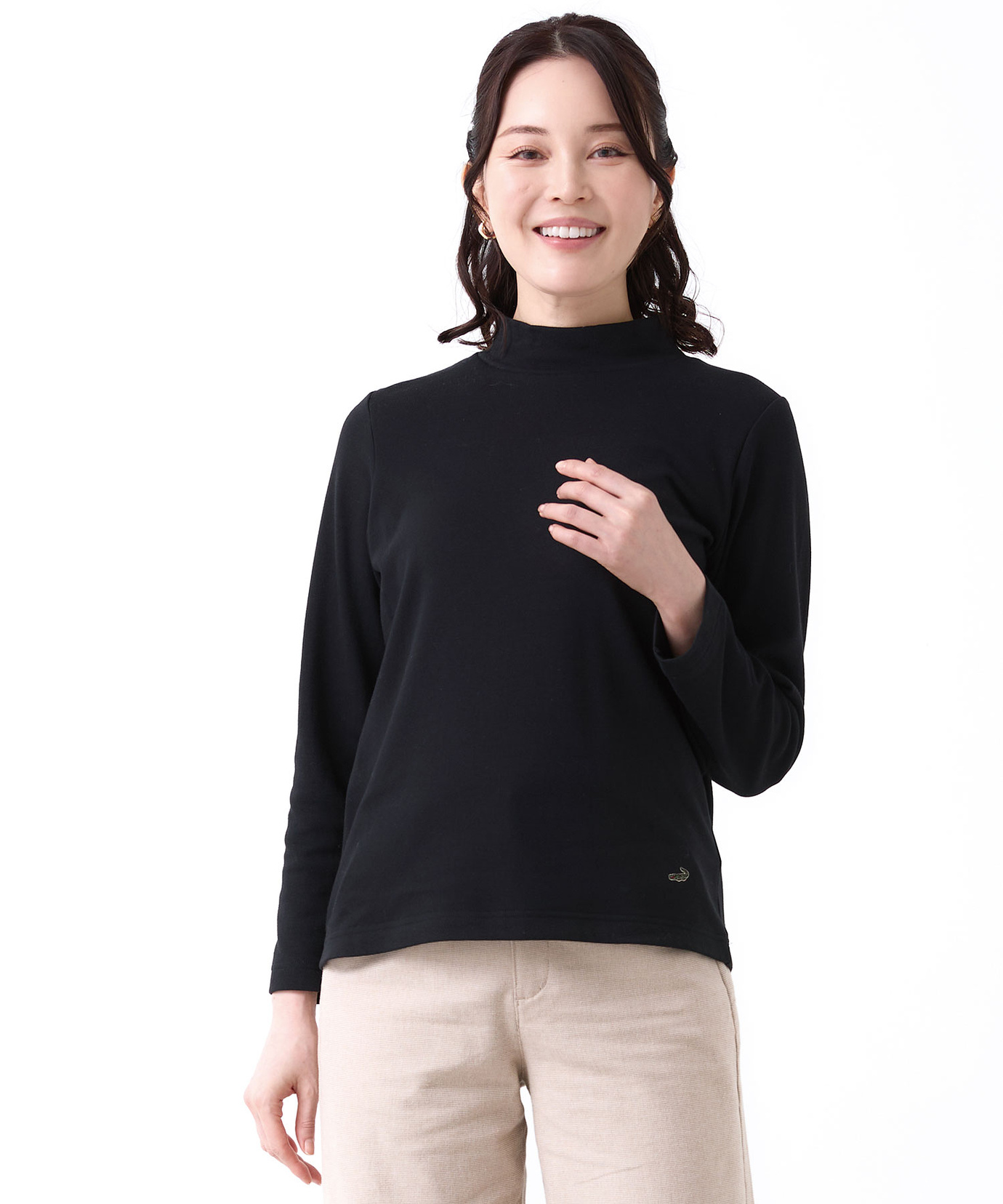 レディース スムース ハイネック カットソー通販 [0302-56209