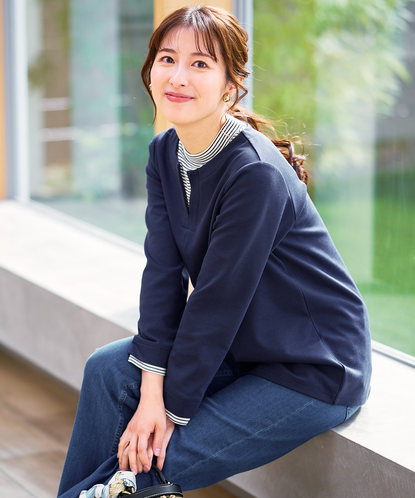 レディース ドッキング ハイネック チュニック【オンラインショップ