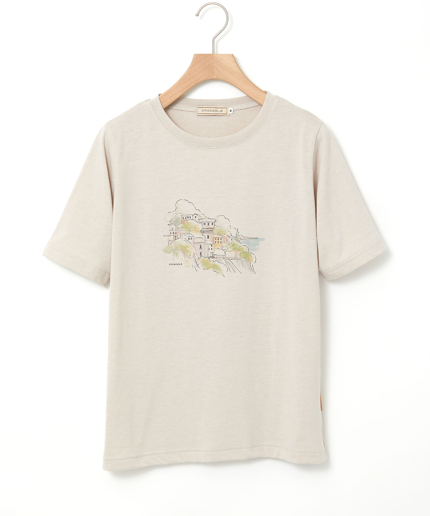 レディース 水彩調 プリント Tシャツ【吸汗速乾】通販 [0302-63222