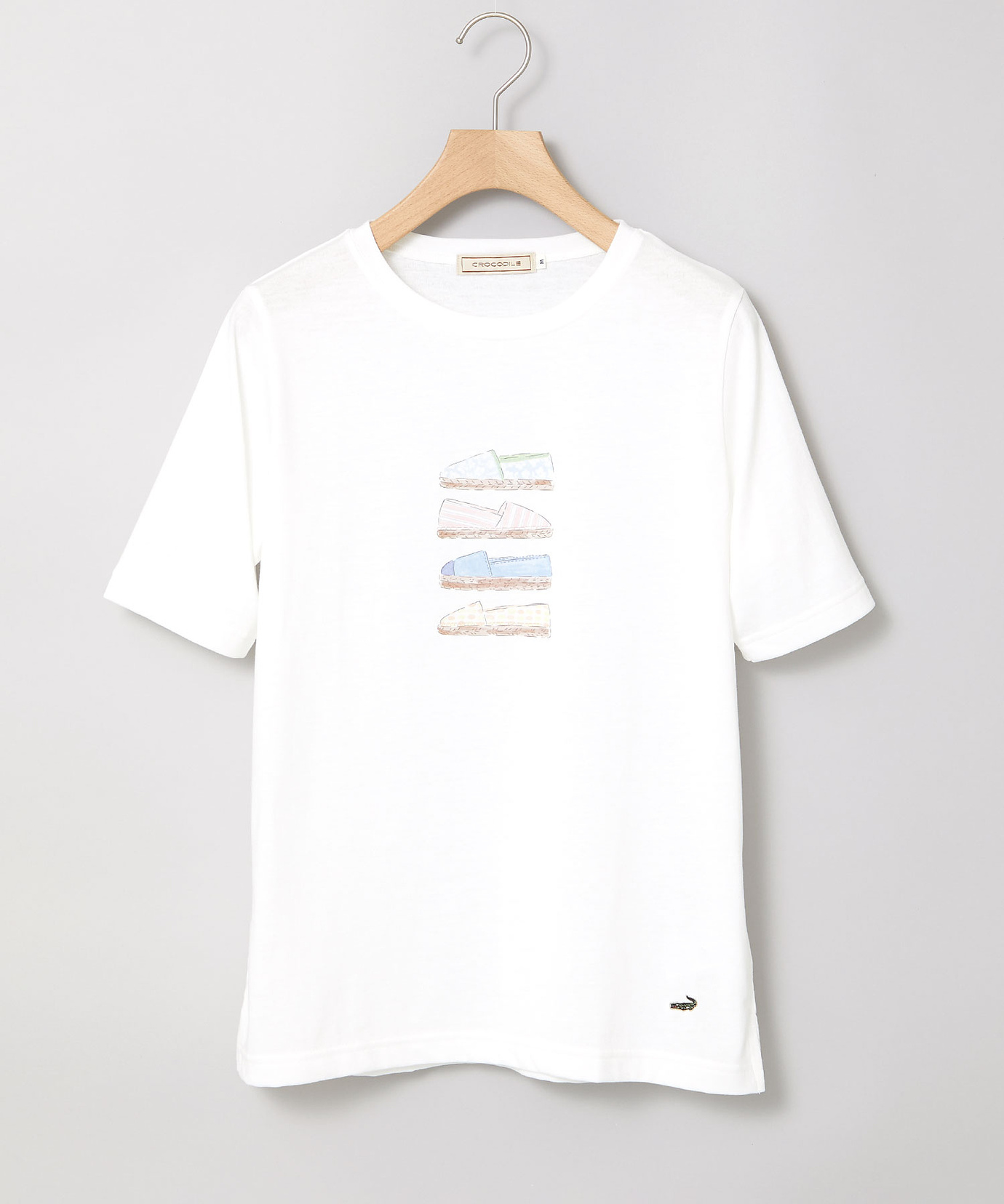 レディース サンダルプリント 半袖 Tシャツ【吸汗速乾】通販 [0302