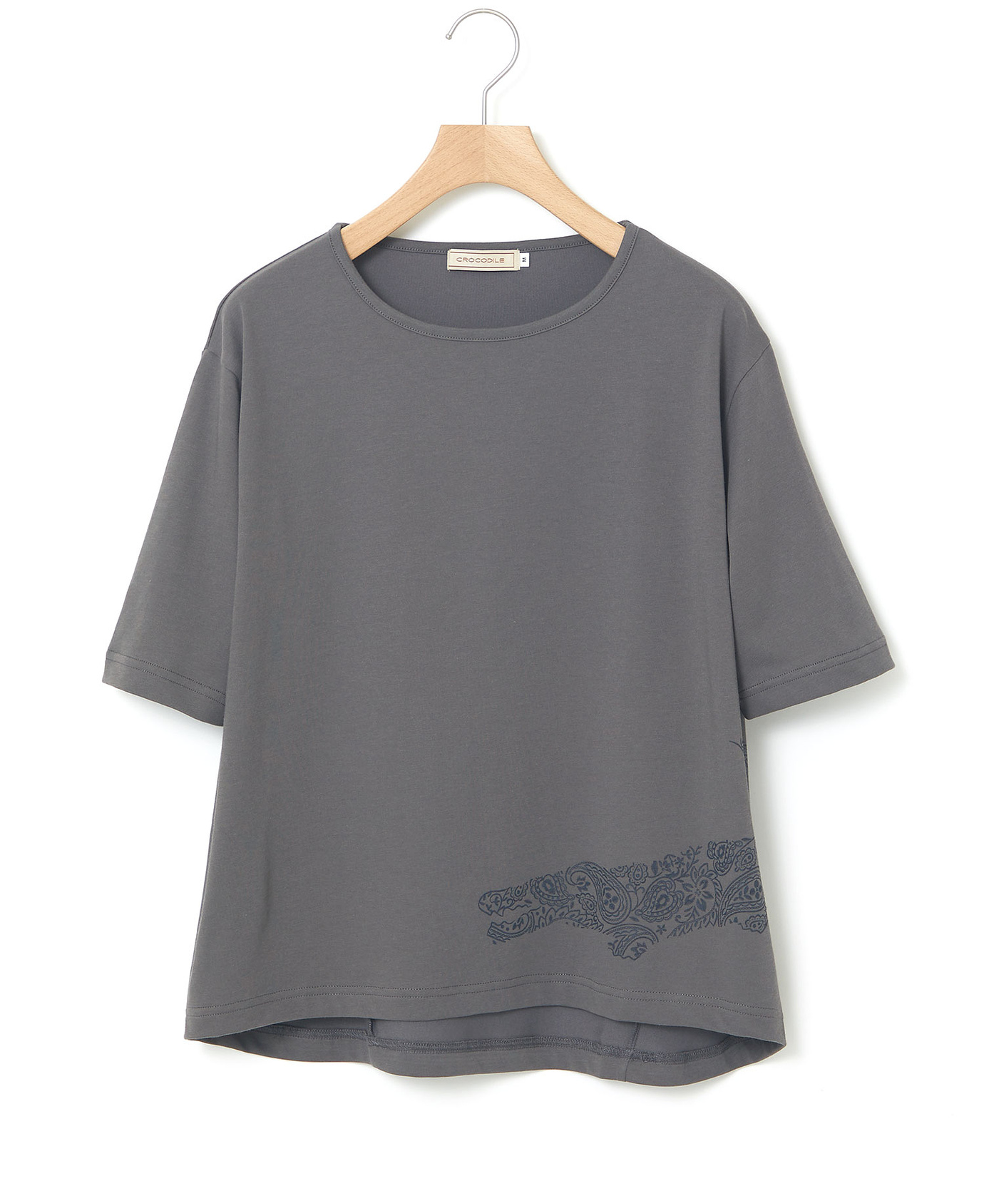 レディース プレーティング天竺 ワニプリント Tシャツ【UVカット】通販