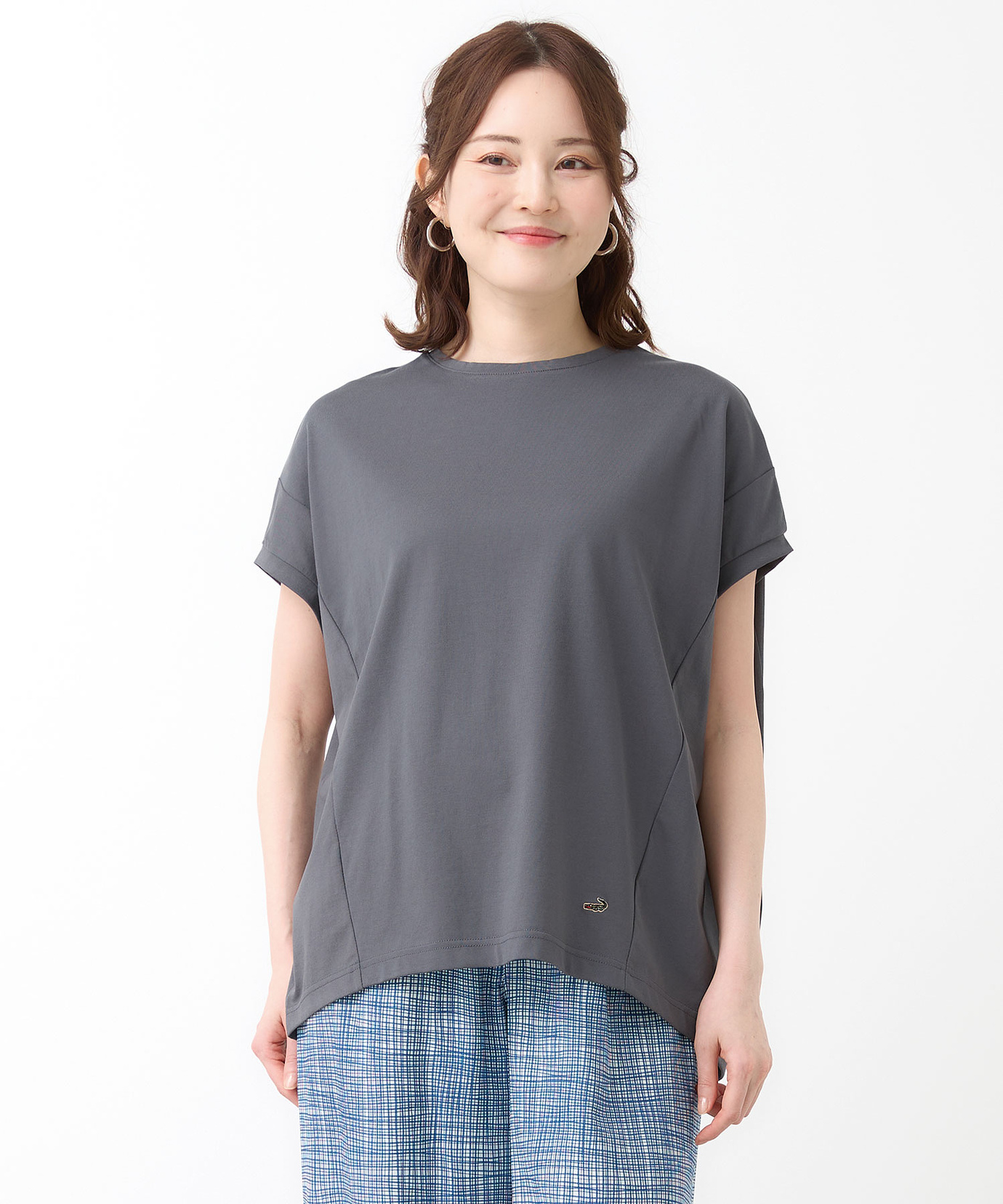 レディース フレンチスリーブ ワイド Tシャツ【オンラインショップ・一