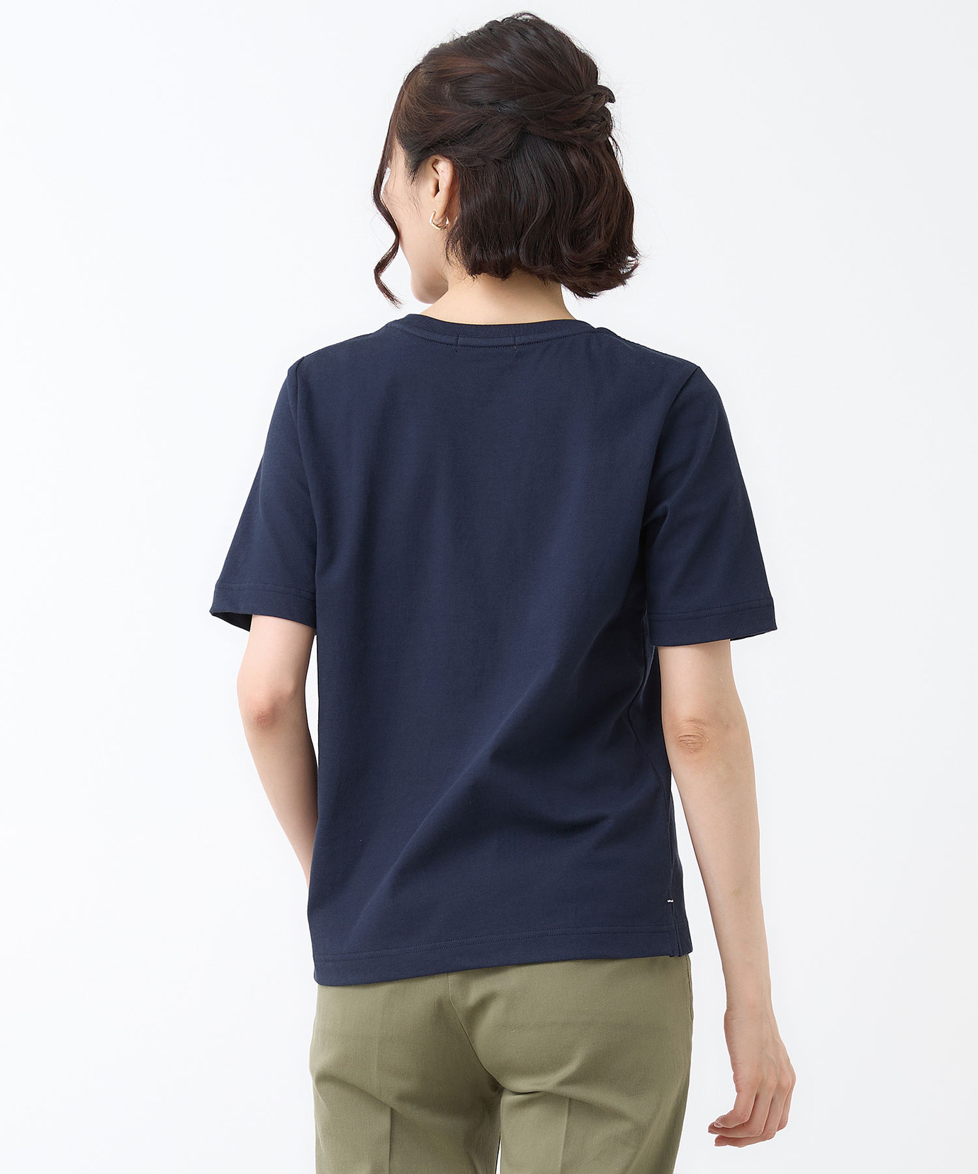 レディース ロゴプリント 半袖 Tシャツ【吸汗速乾】【オンライン