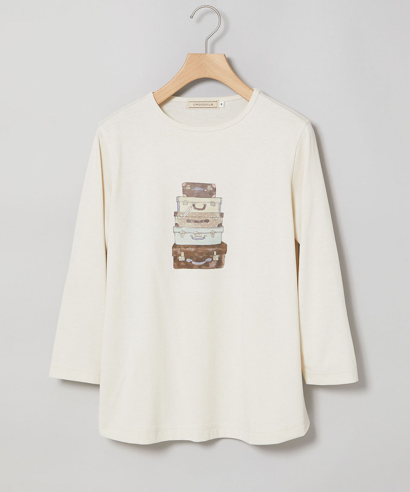 レディース トランク柄プリント 七分袖 Tシャツ通販 [0302-65210