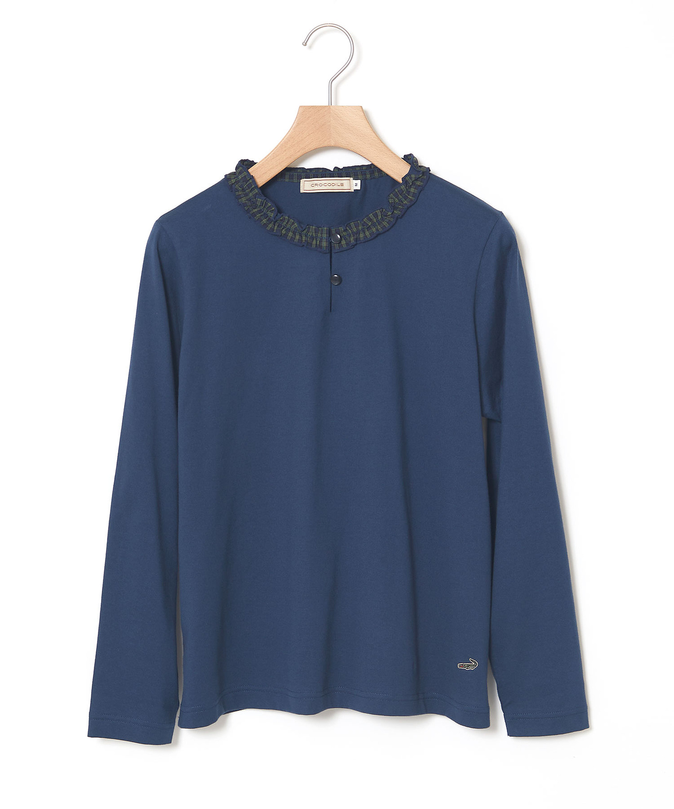 レディース フリル襟 長袖 Tシャツ通販 [0302-65212] - クロコダイル