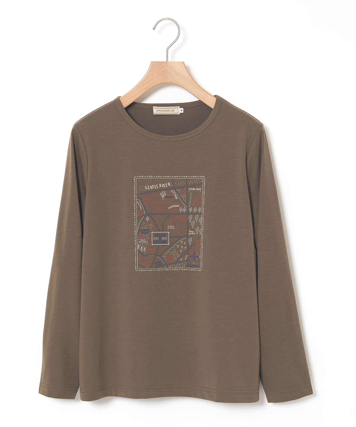レディース 長袖 プリント Tシャツ【オンラインショップ・一部店舗限定