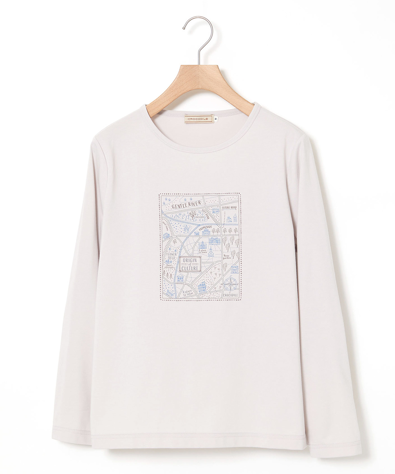 レディース 長袖 プリント Tシャツ【オンラインショップ・一部店舗限定