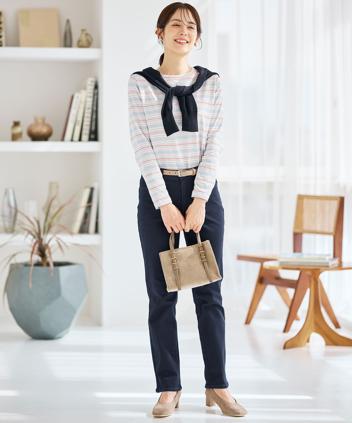 レディース 大人の BASIC カーディガン通販 [0303-36399