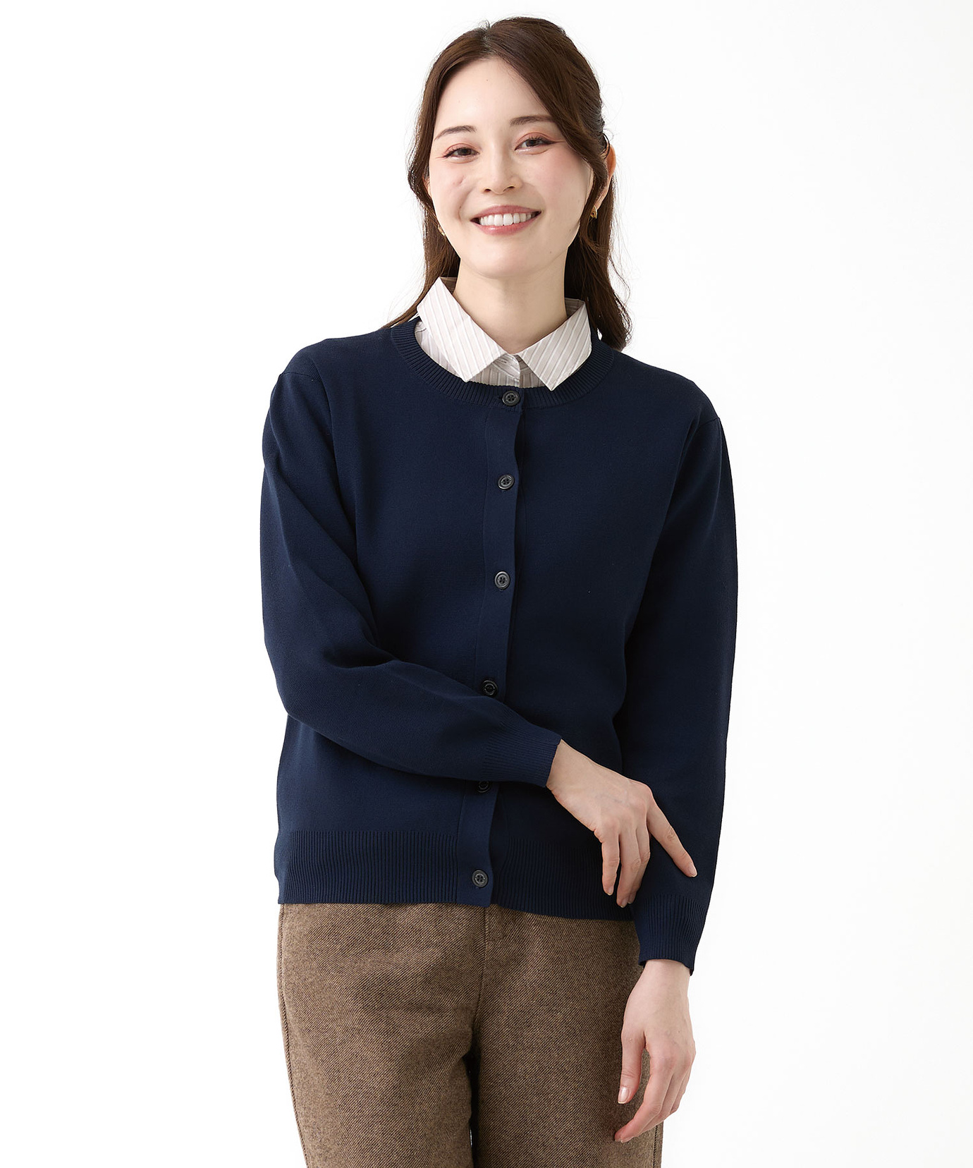 アミパリ　カーディガン　レディース　ネイビー　新品未使用品 2025年最新】Yahoo!オークション -ami カーディガンの中古品・新品・未