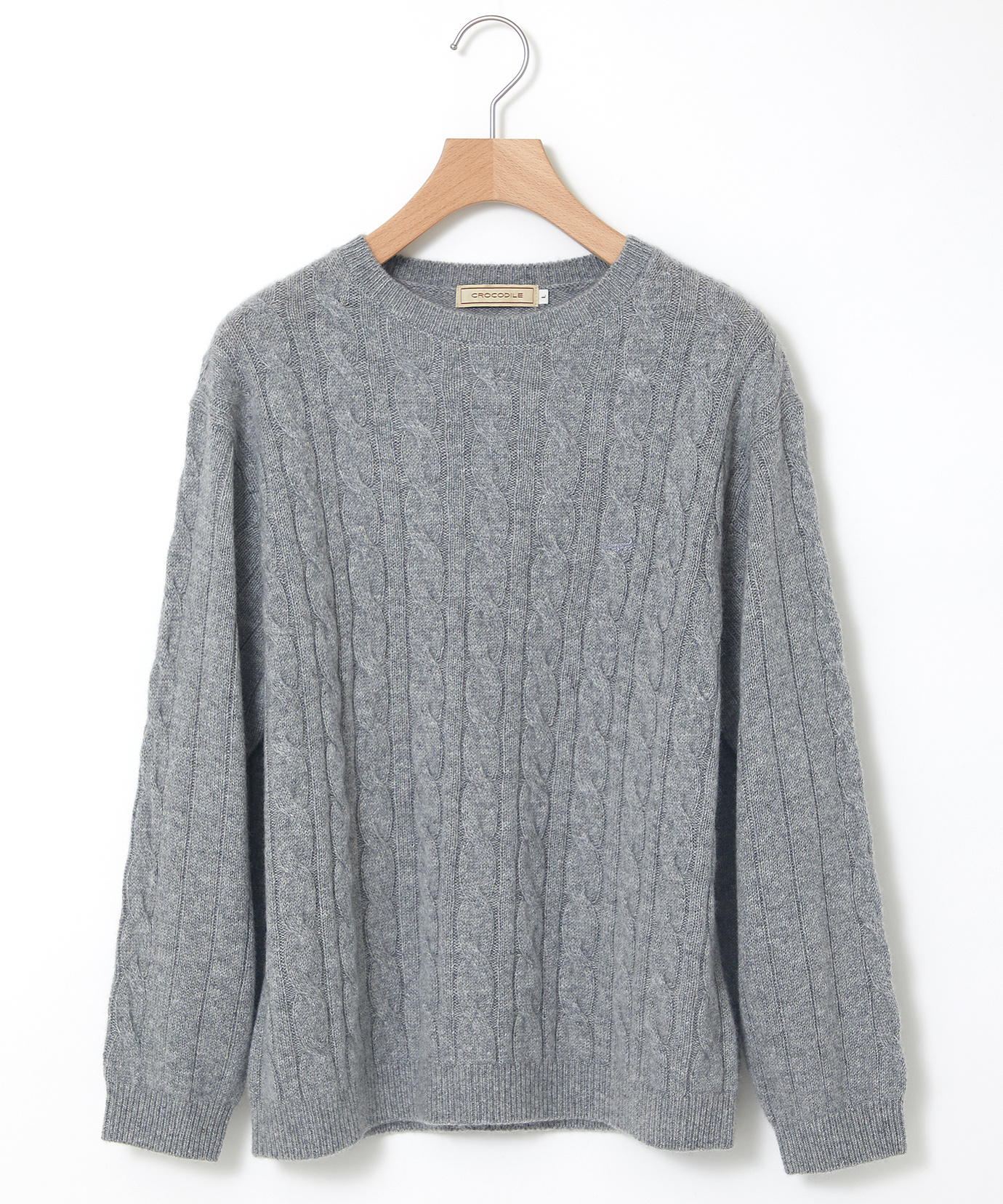 レディース カシミヤ ケーブル プルオーバーニット【一部店舗限定