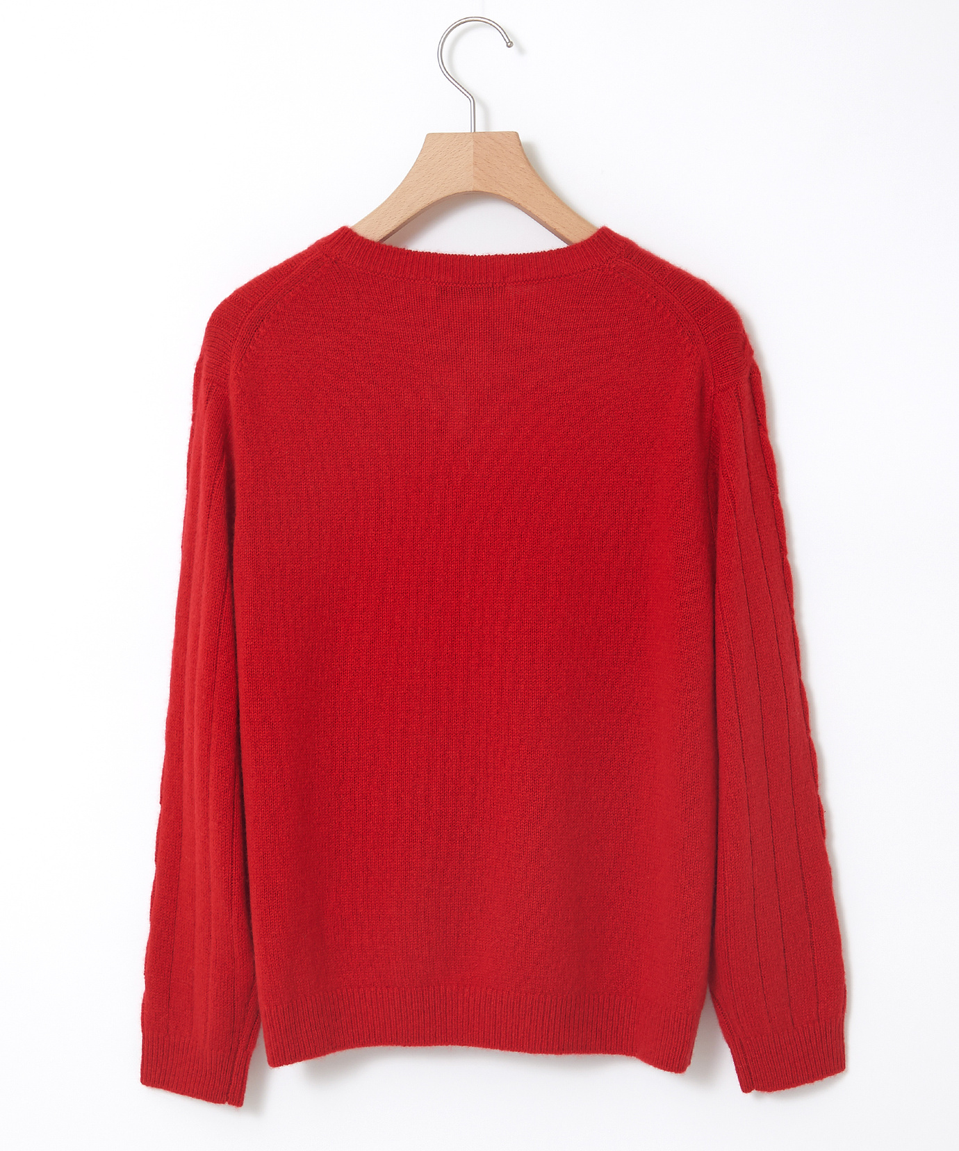 レディース カシミヤ ケーブル プルオーバーニット【一部店舗限定