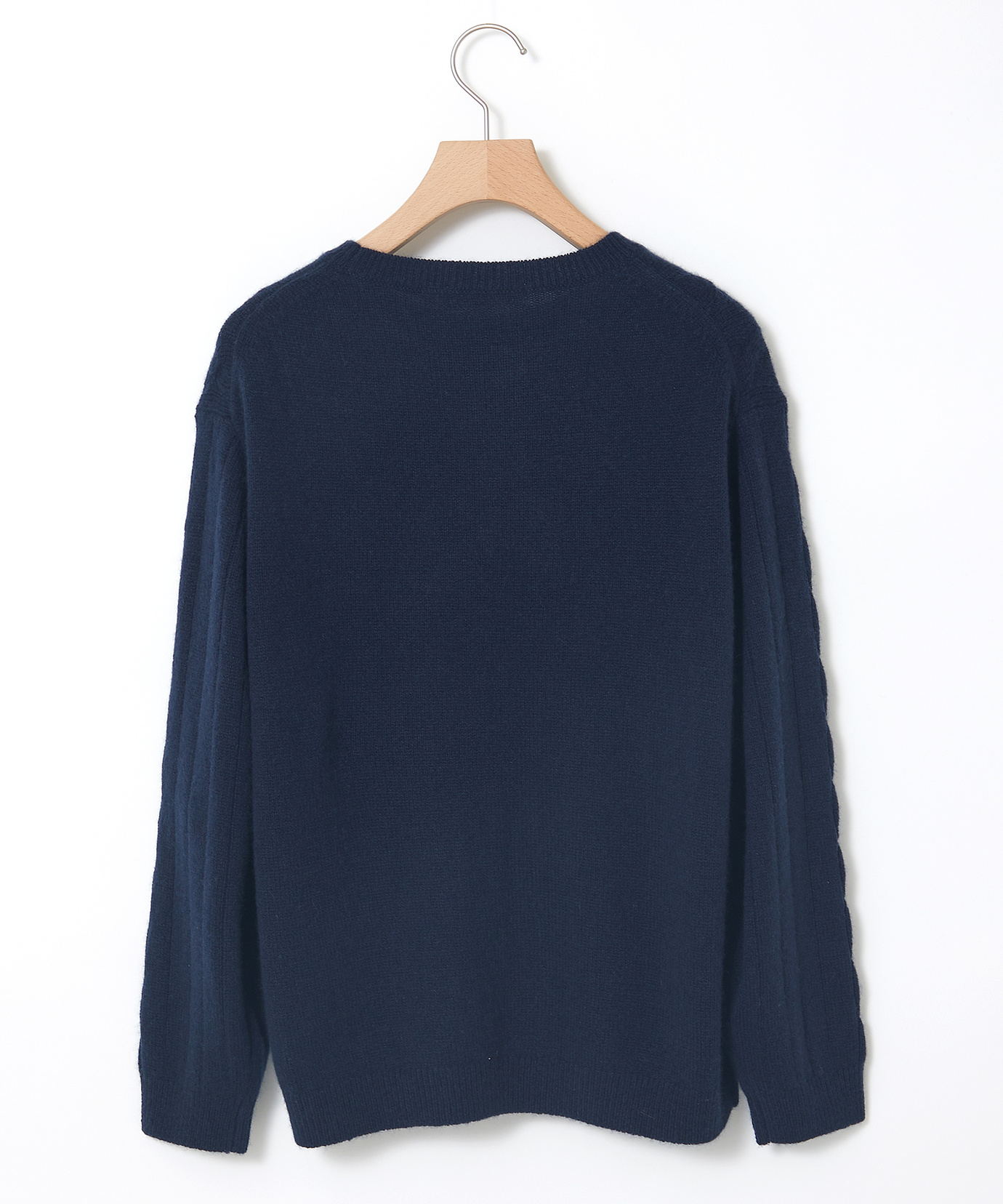 レディース カシミヤ ケーブル プルオーバーニット【一部店舗限定