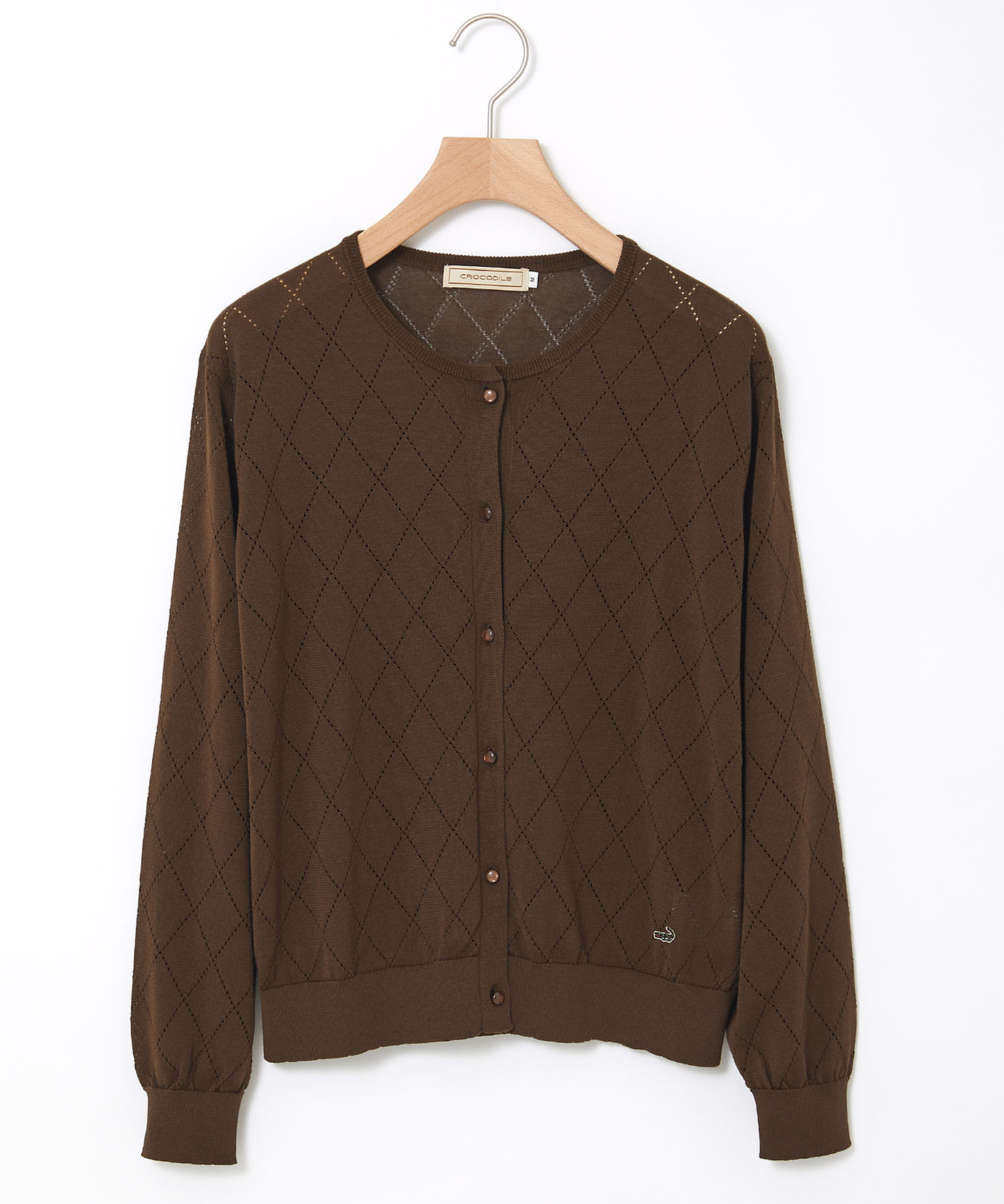 レディース アーガイル サマー カーディガン通販 [0303-54300