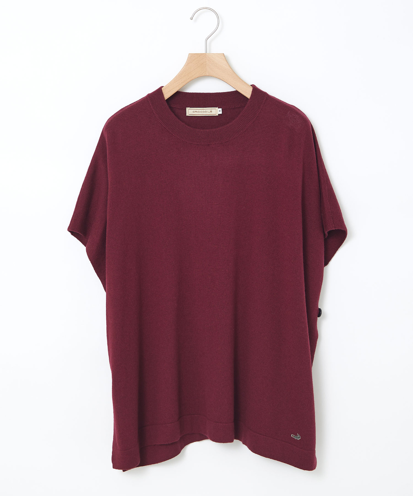 レディース ウールブレンド ポンチョ風 ニット ベスト【手洗いOK】通販