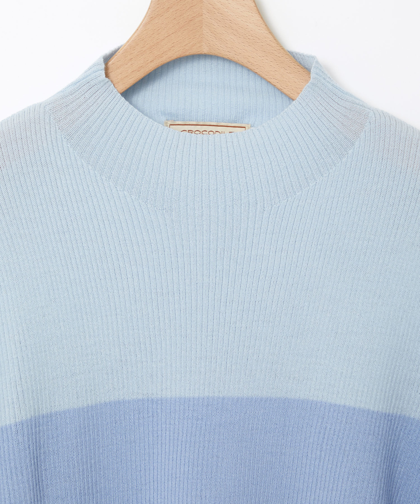 レディース ウール 配色切替 ニット【手洗いOK】通販 [0303-55303