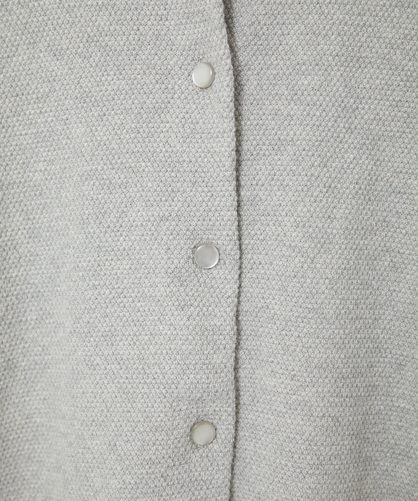 レディース ウールブレンド 鹿の子編み ニットカーディガン【手洗いOK