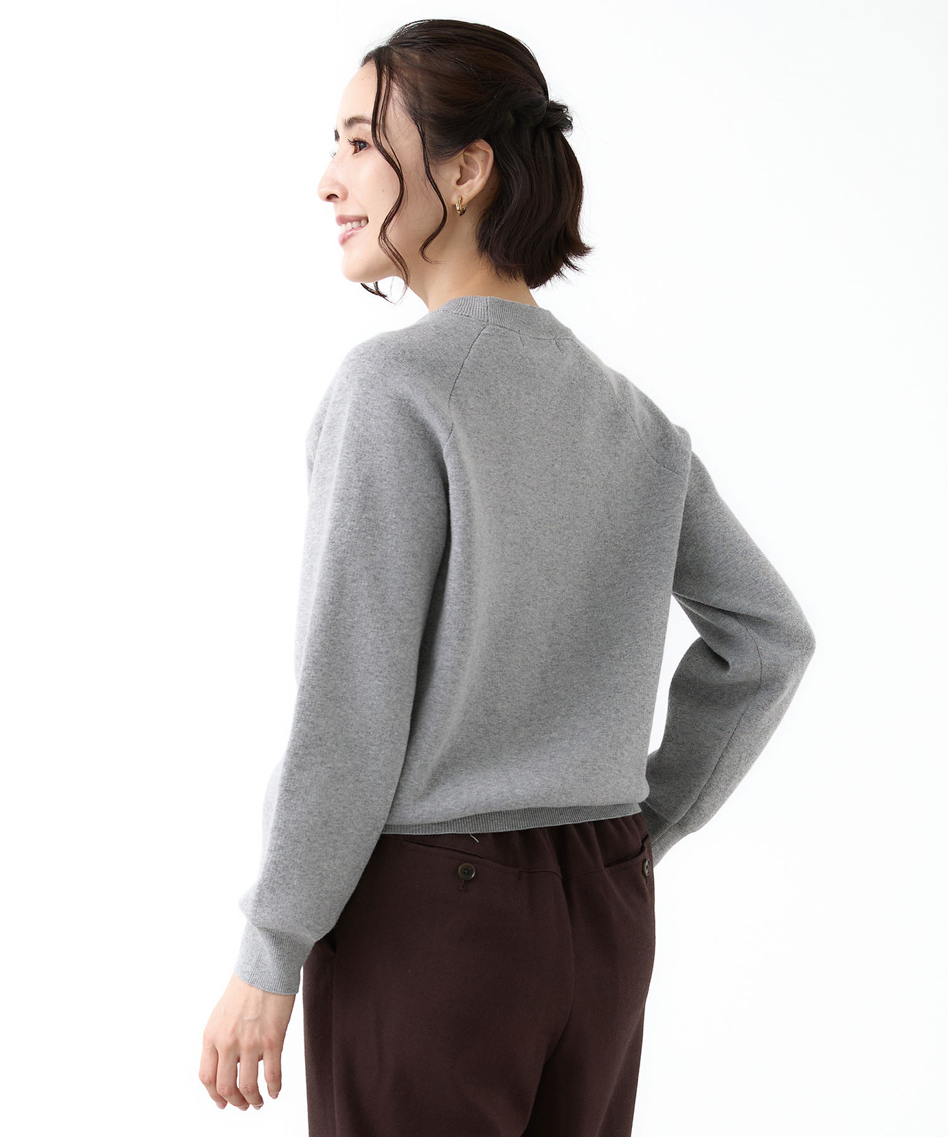 レディース ロゴ ニット トレーナー【手洗いOK】通販 [0303-56303