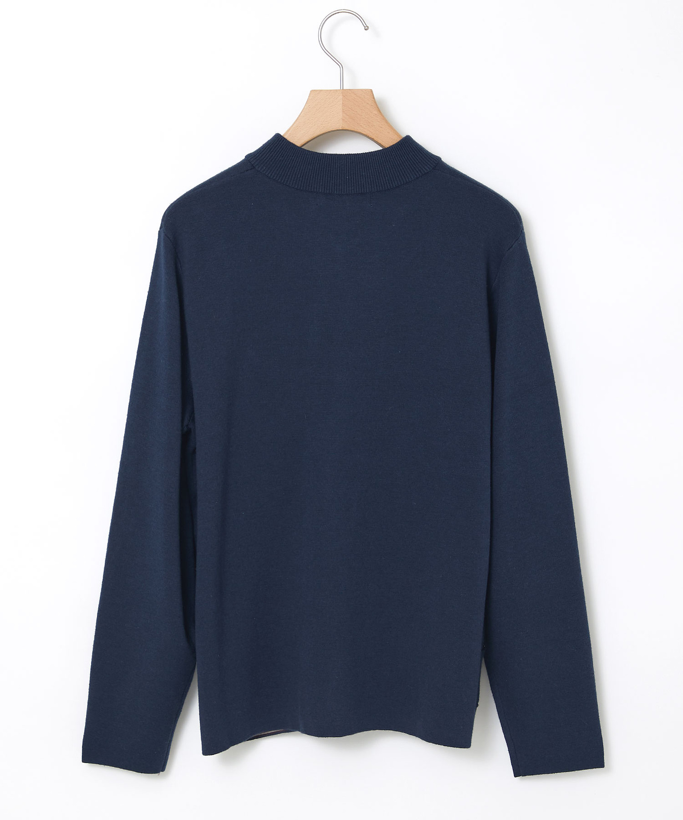 レディース シルクブレンド ジップアップ ニット カーディガン通販