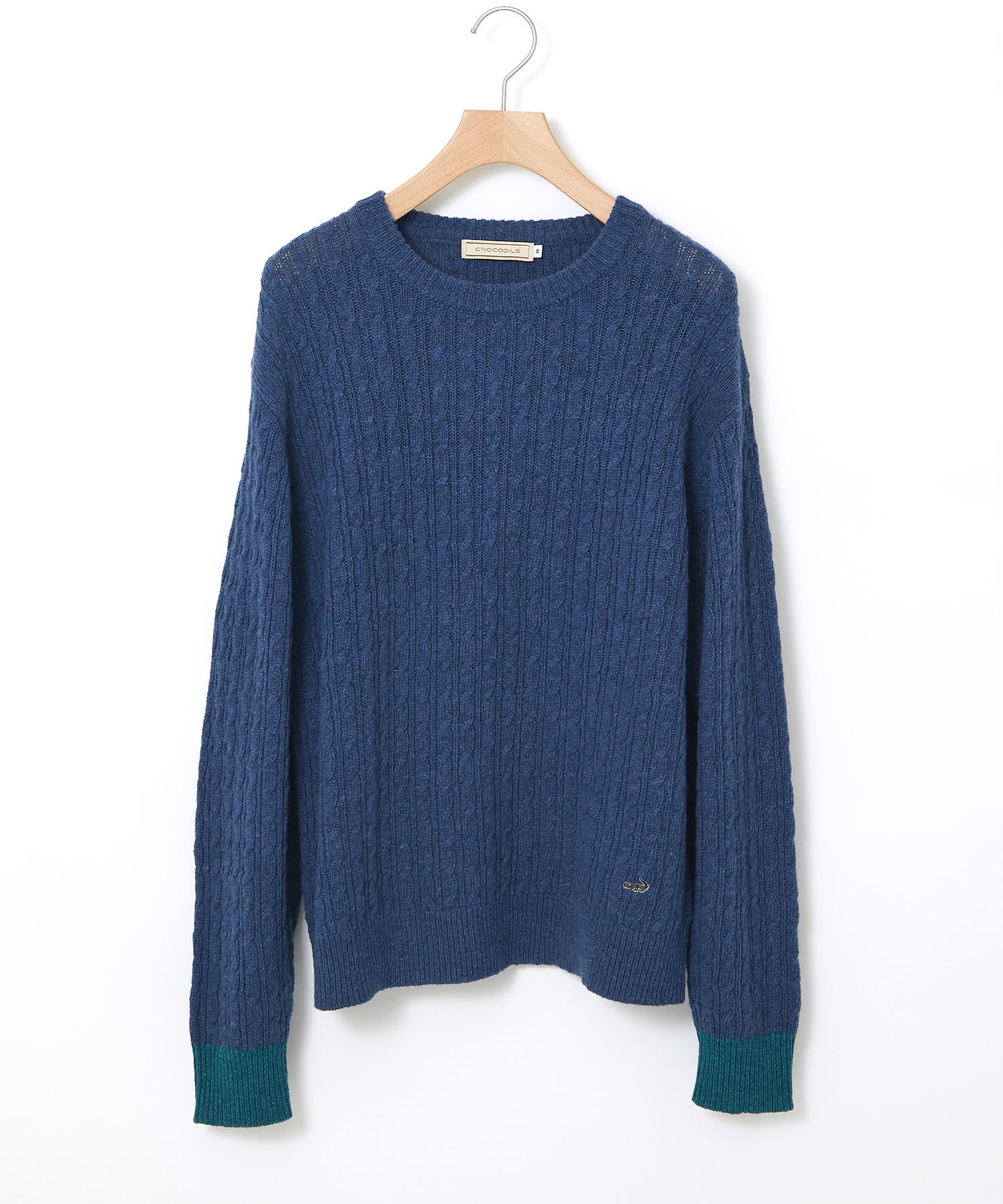 レディース ウール ケーブルニット プルオーバー【手洗いOK】通販