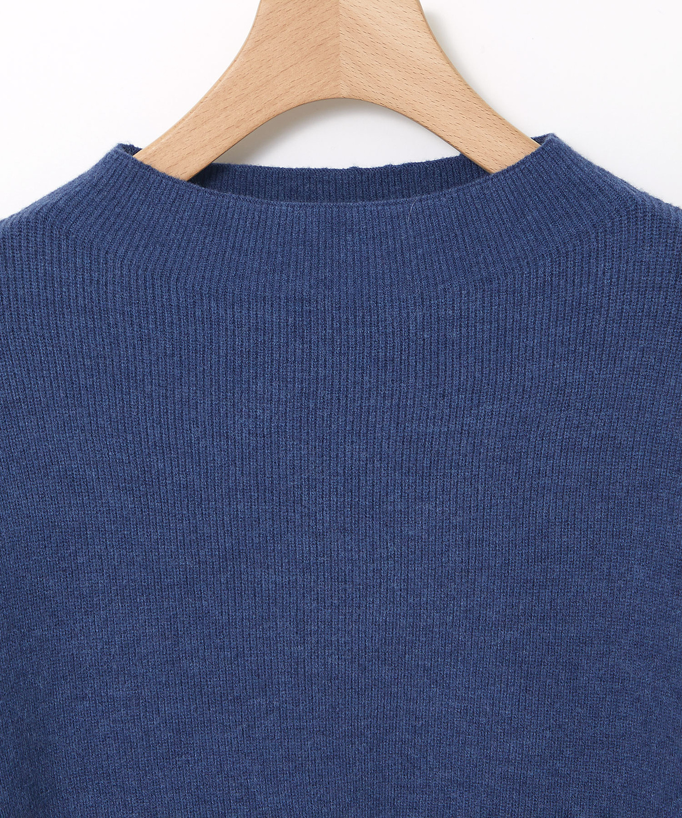 レディース ウールブレンド ボトルネック ニット【手洗いOK】通販