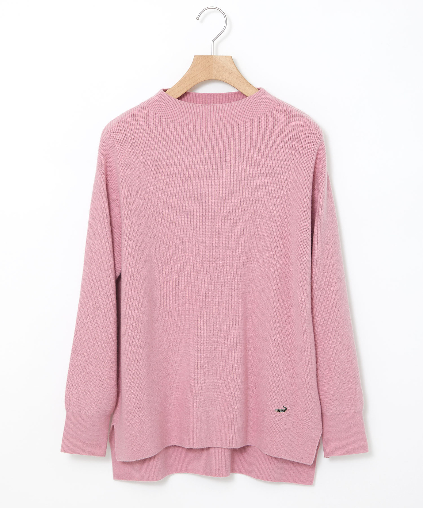 ニット レディース ウールブレンド ボトルネック ニット【手洗いOK】通販