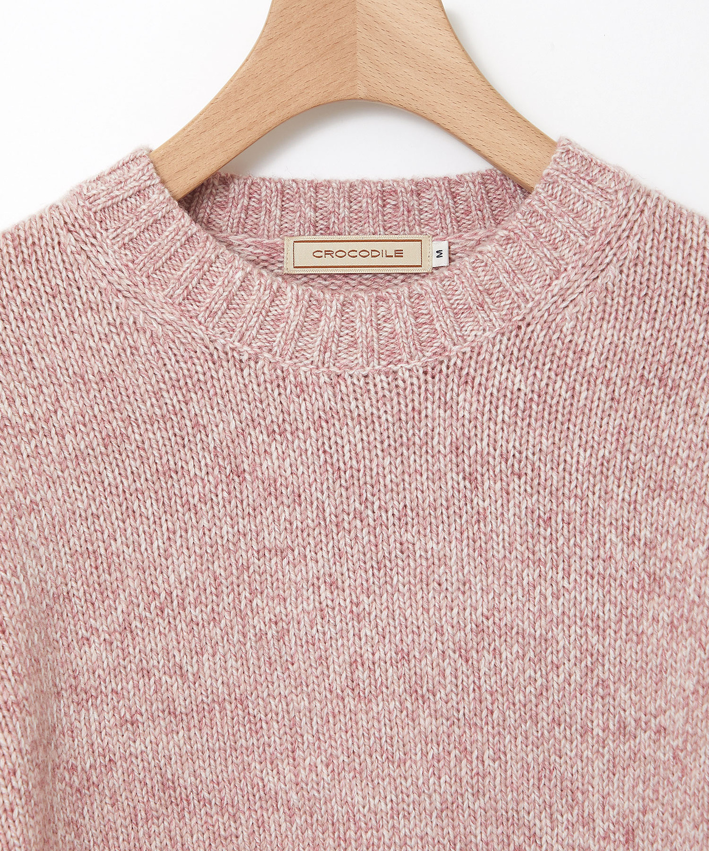 レディース ウールブレンド カラーネップ ニット【手洗いOK】通販