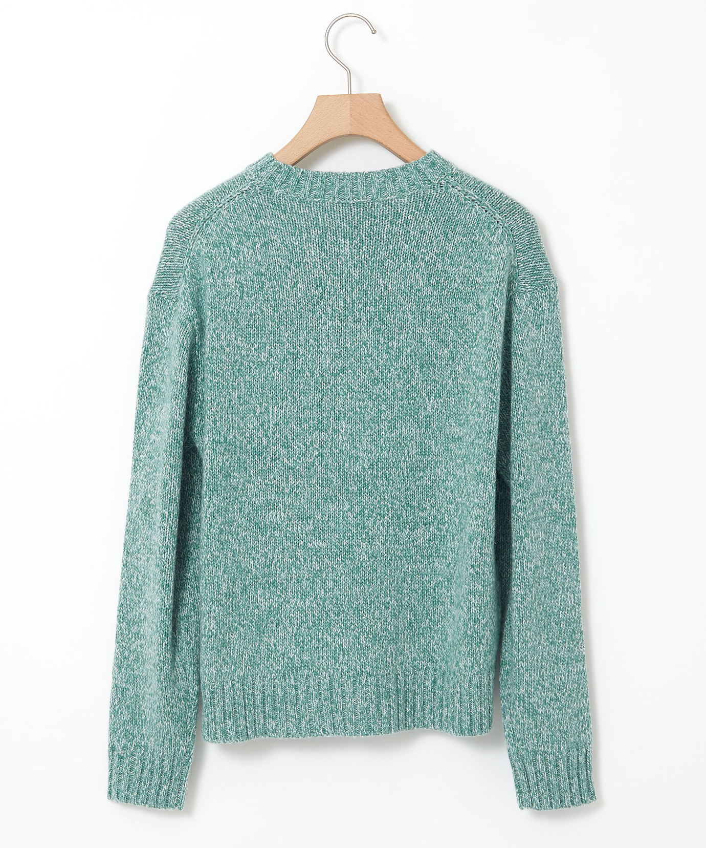 レディース ウールブレンド カラーネップ ニット【手洗いOK】通販